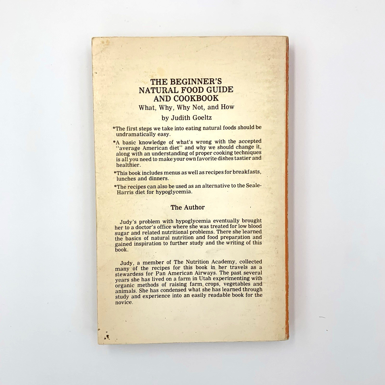 The Beginner’s Natural Food Guide And Cookbook Vintage Classic Naturopathy