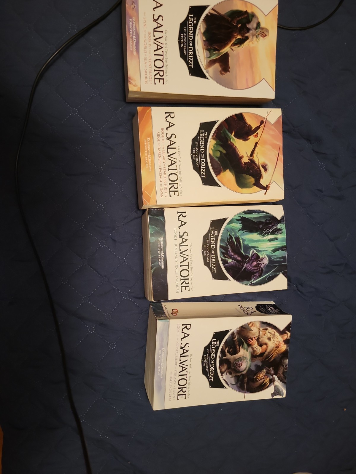 The Legend of Drizzt 25th Anniversary Edition By R.A Salvatore Full Set PB I-IV