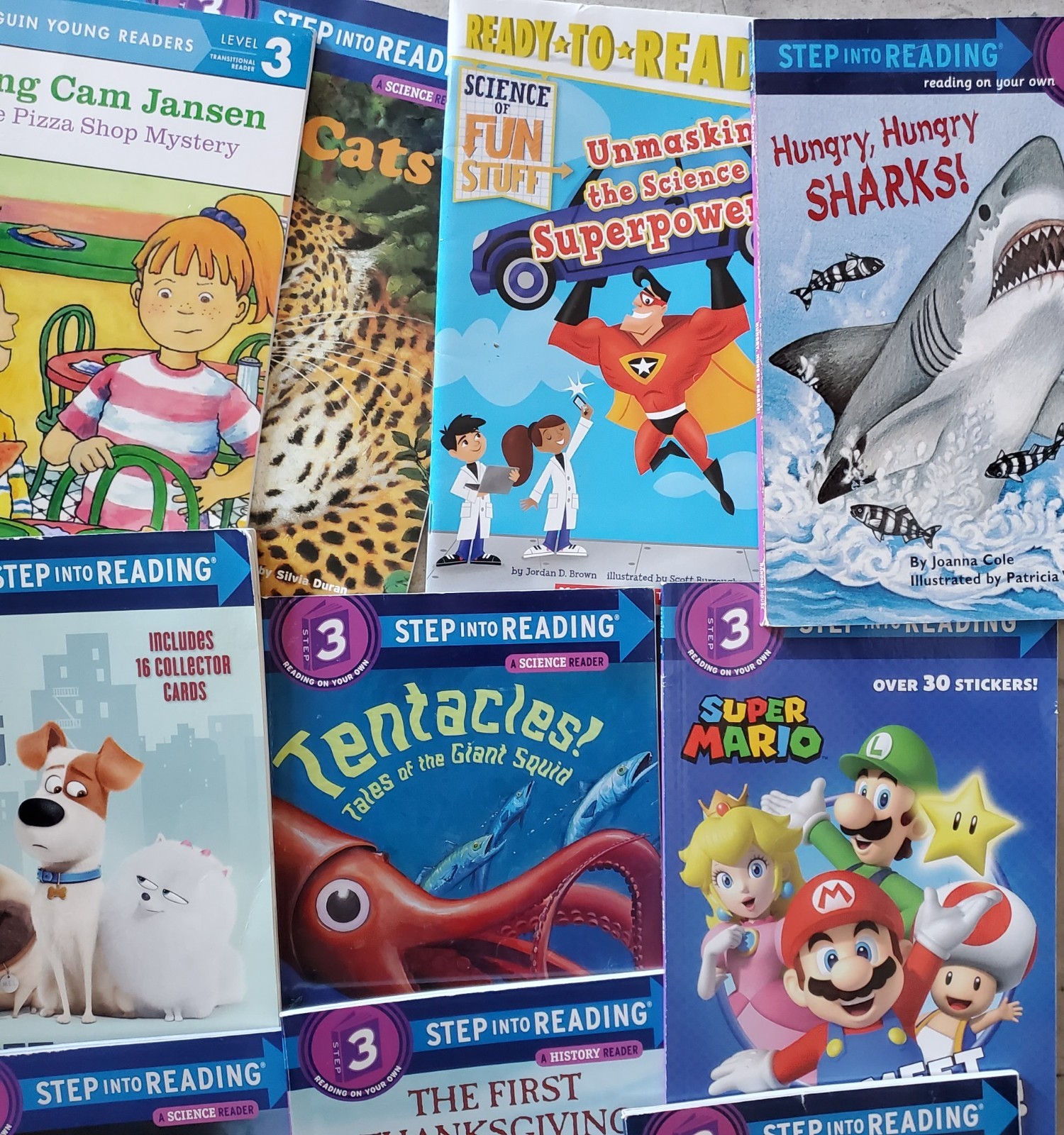 Random Lot of 12 Level 3 Step into Reading, Ready to Read, I Can Read Books