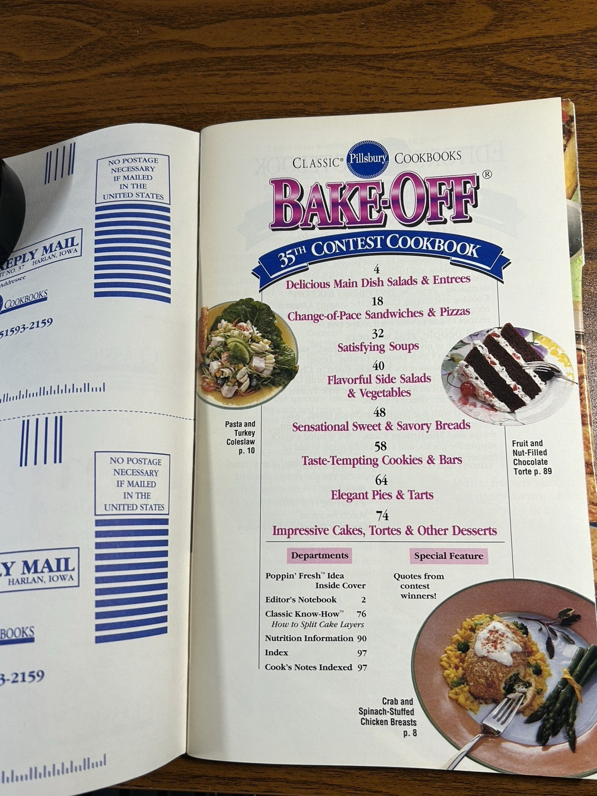 Pillsbury 35th Bake Off Classic cookbook Recipes#134 PB 110 pages Apr 1992 VTG