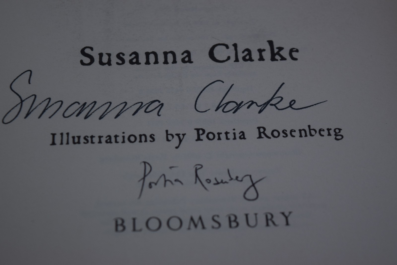 Jonathan Strange & Mr. Norrell by Susanna Clarke SIGNED TWICE