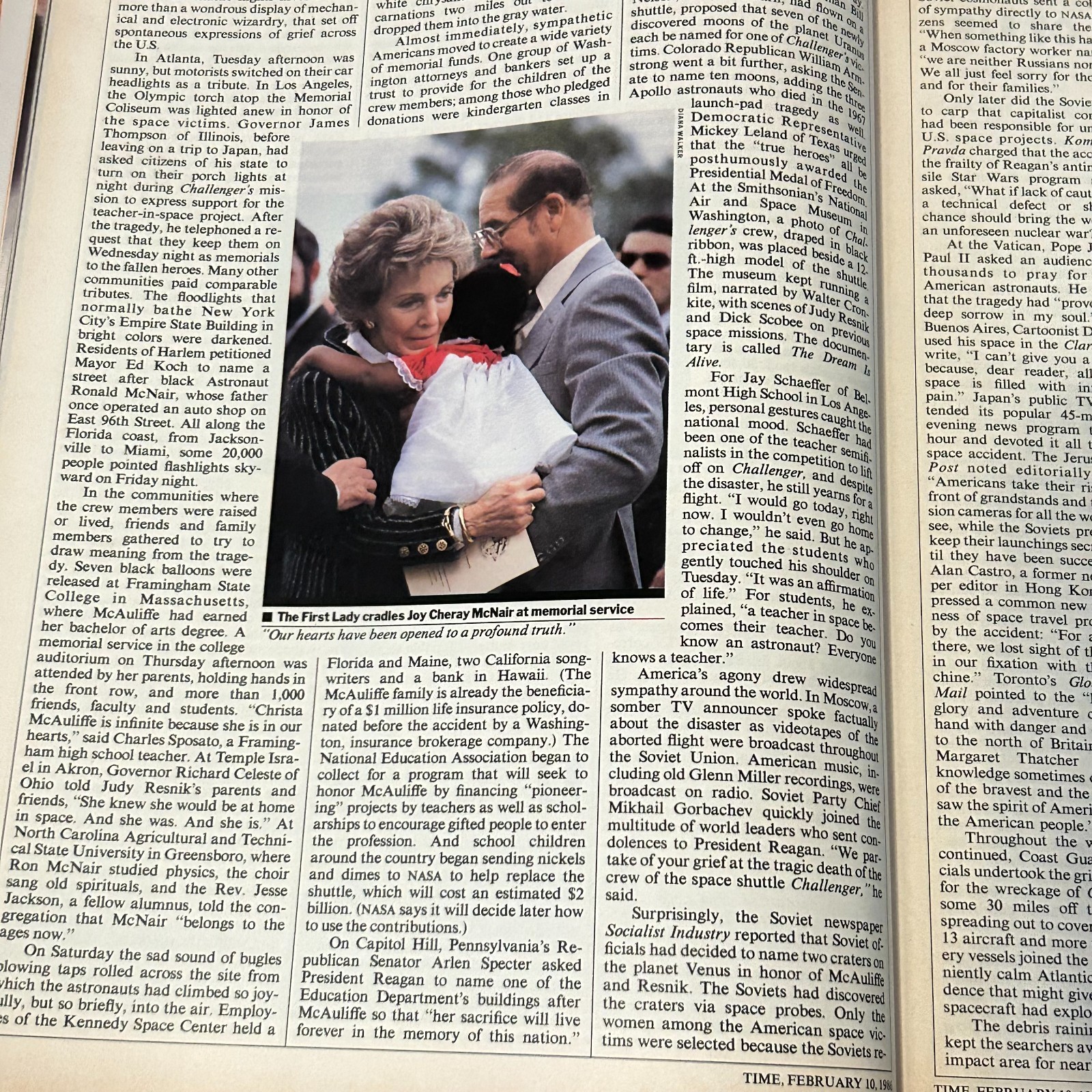 Vintage TIME Magazine 1986 Lot of 4 Challenger Space Titanic Liberty