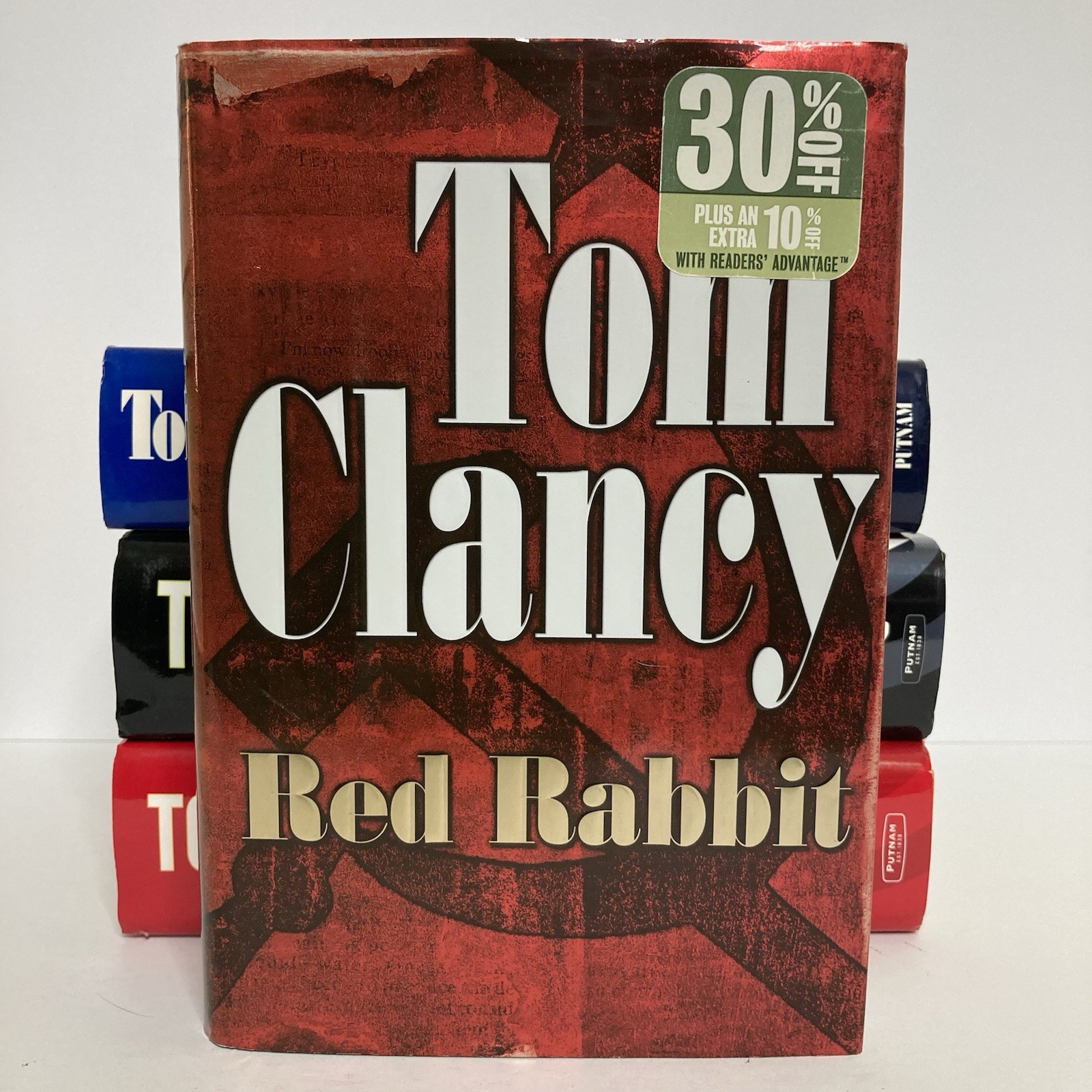 Lot of 9 Tom Clancy Jack Ryan Books HC/DJ Executive Orders Rainbow Six