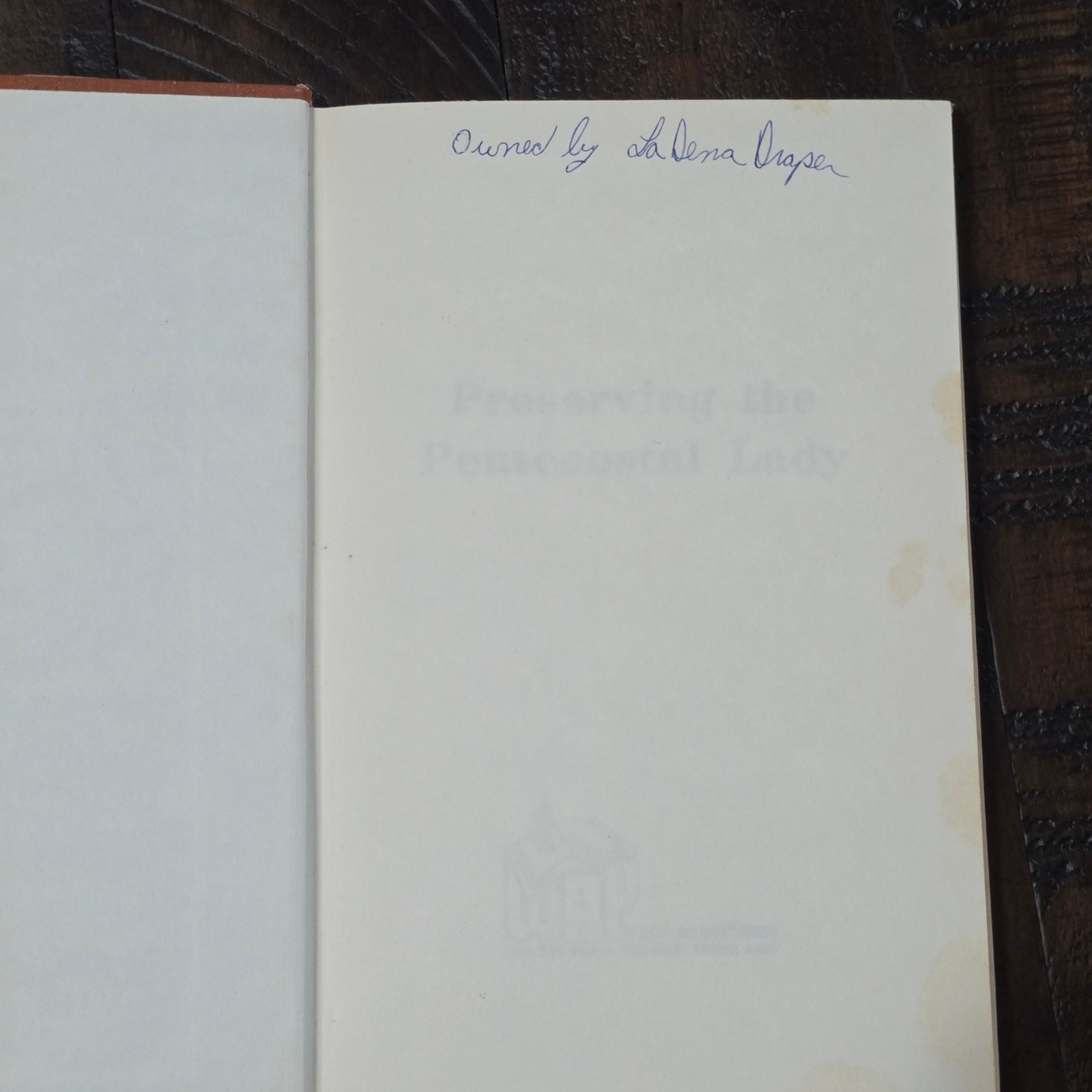 Preserving The Pentecostal Lady Nell Morgan Catherine Chambers HC Word Aflame