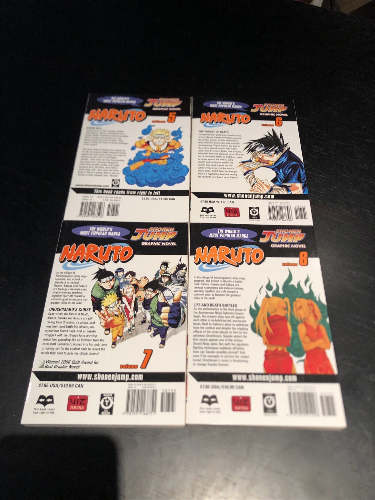 Naruto Manga Lot Volumes 1-24 Masashi Kishimoto Viz Anime Shonen CULT HTF NM