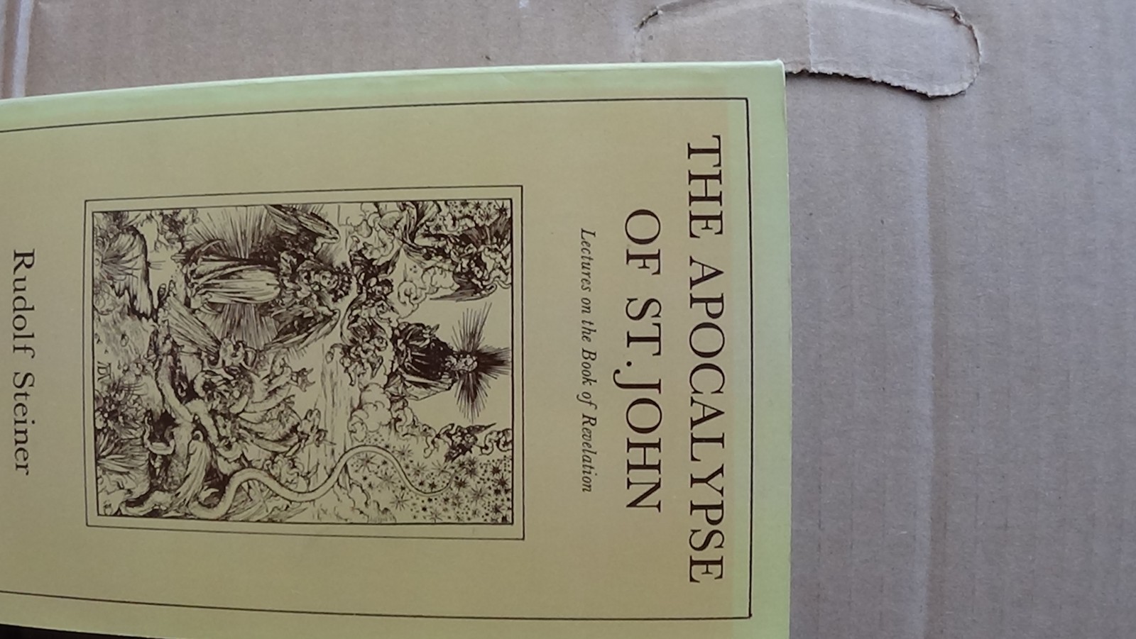 Rudolph Steiner The Apocalypse Of St. John Paperback book & 33 days of morning