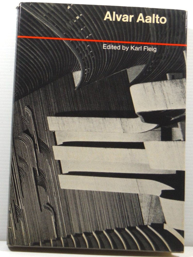 Alvar Aalto by Karl Fleig architecture 270 photographs 252 plans 1975 HC DJ book