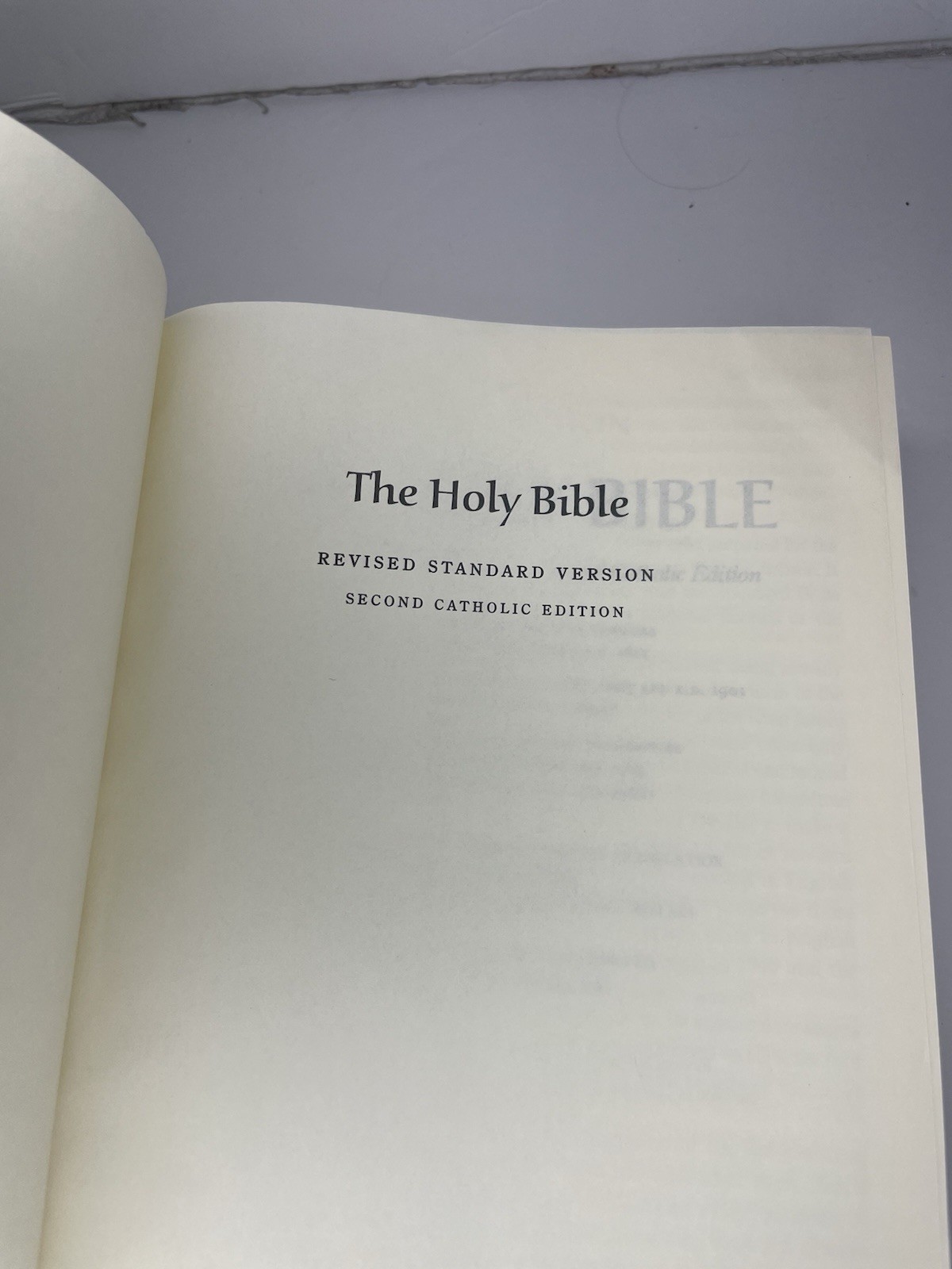 Ignatius Press Revised Standard Version Catholic Edition Bible Pre Owned