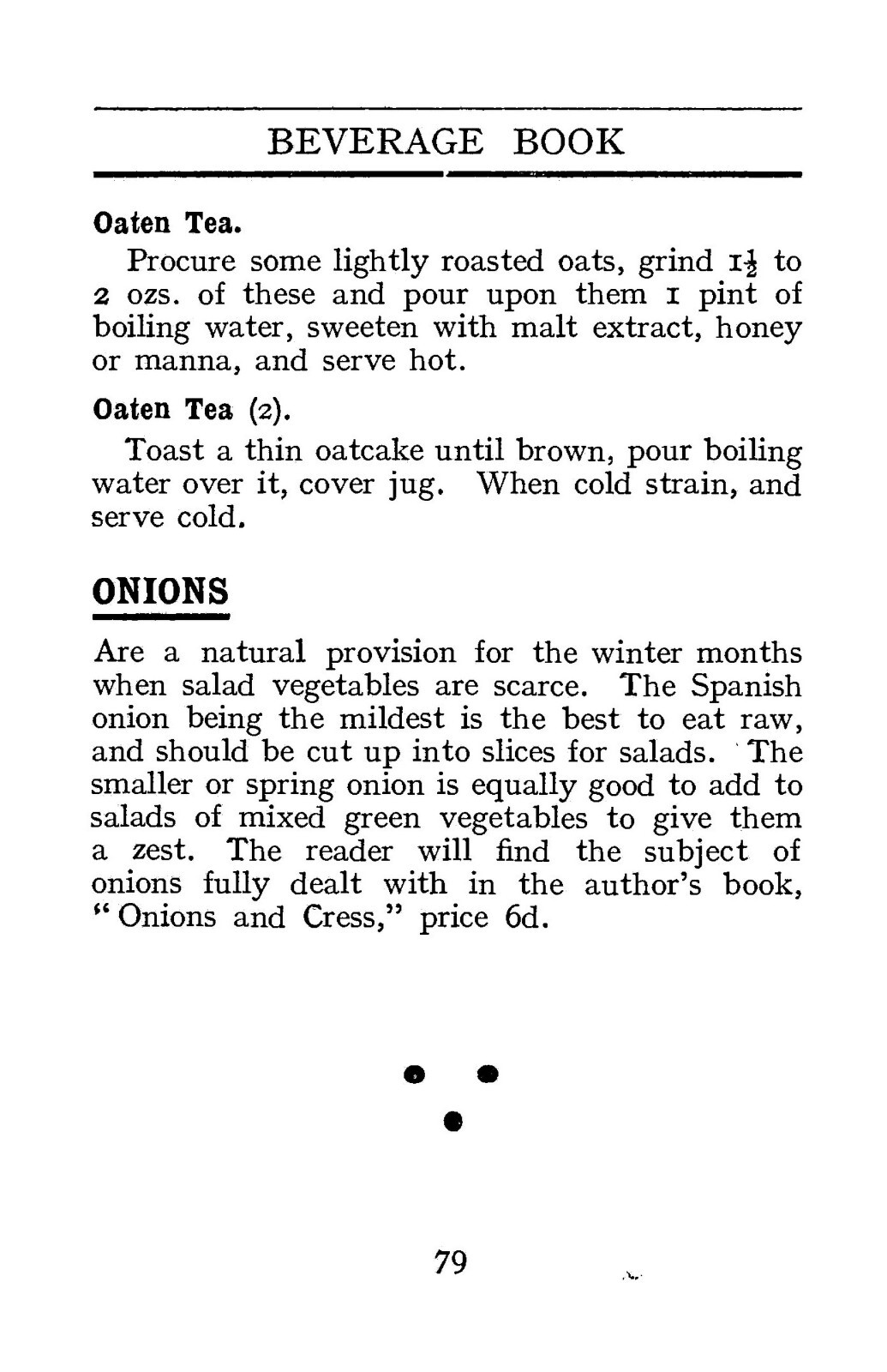 The Healthy Life Beverage Cook Book “1911” 125 Pages