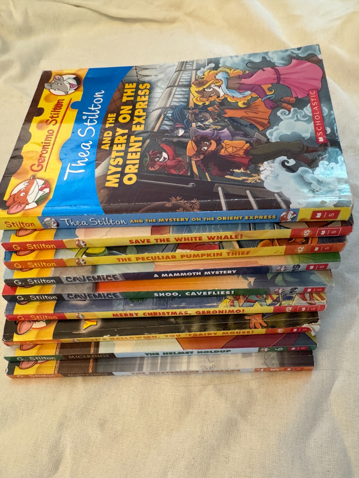 Geronimo Stilton & Thea Stilton Book Lot 9 Books Good Condition Scholastic