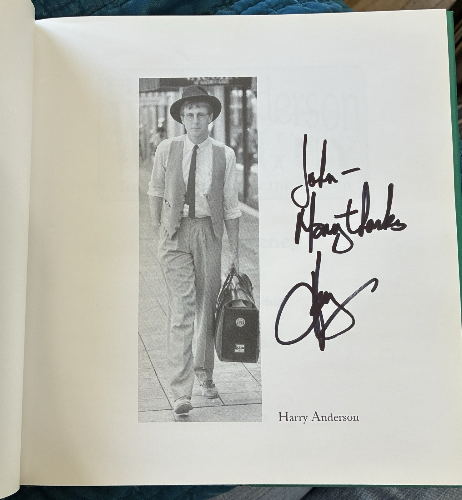 “Harry Anderson: Wise Guy from the Street to the Screen” Mike Caveney Signed