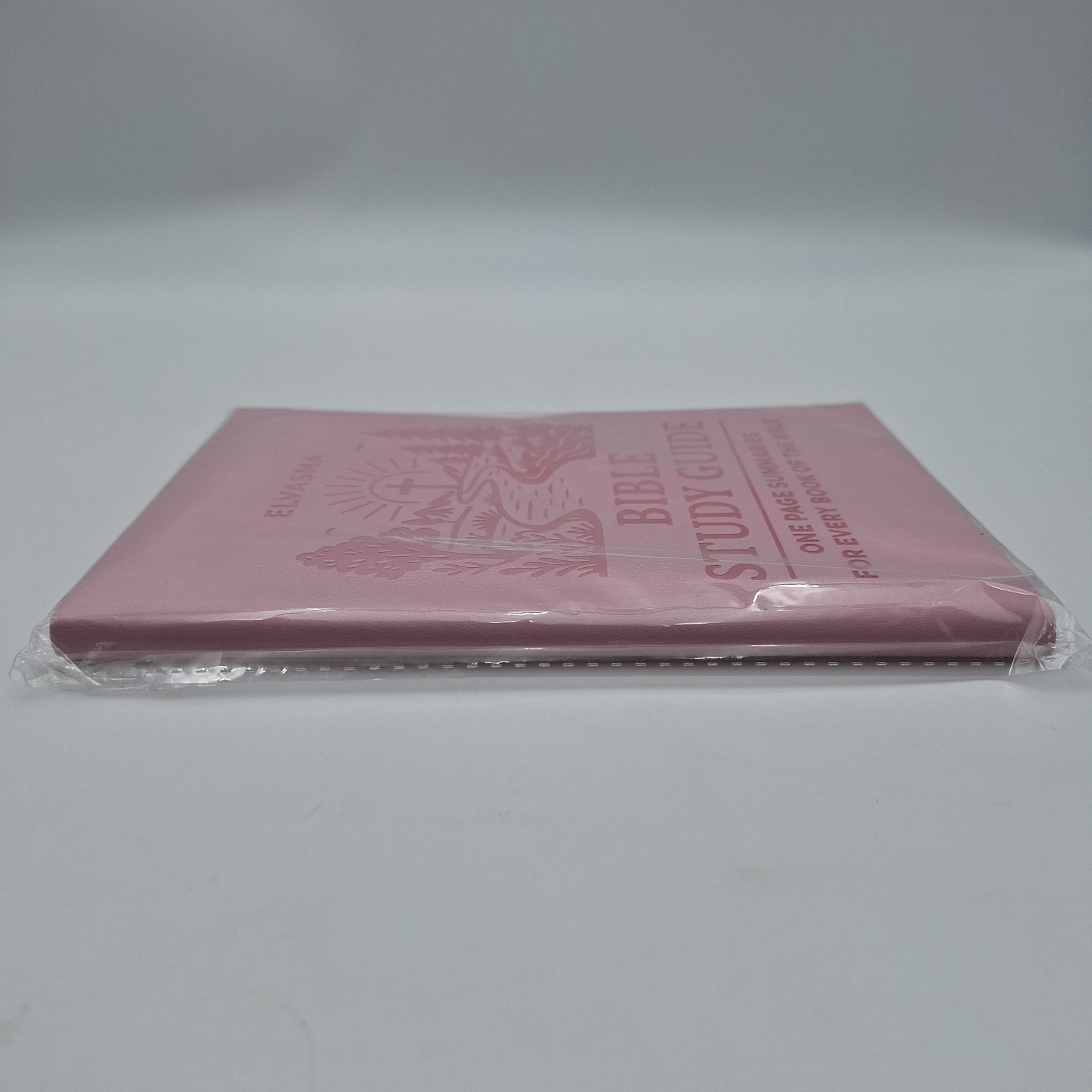 Elvasma Bible Study Guide New Pink One Page Summaries Every Book of Bible