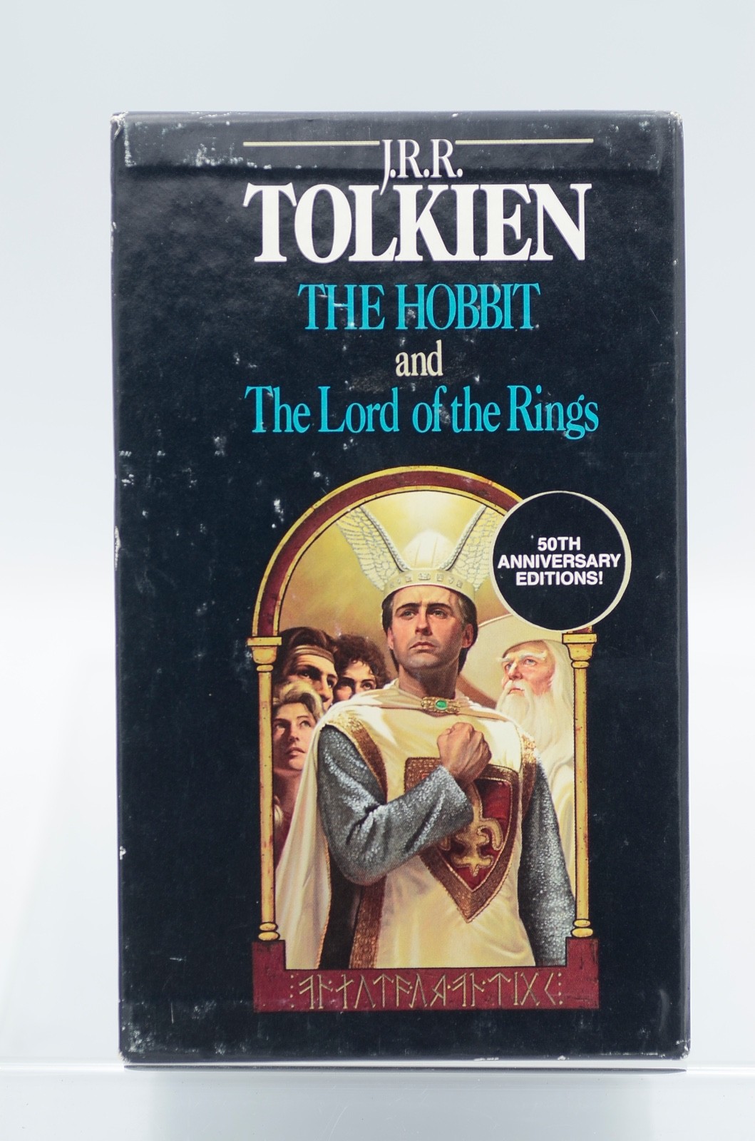 JRR Tolkien The Lord of the Rings Trilogy + Hobbit 50th Anniversary Box Set