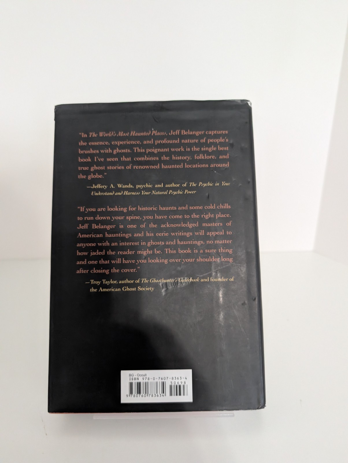 The World’s Most Haunted Places By Jeff Belanger HC Ghosts Paranormal Book