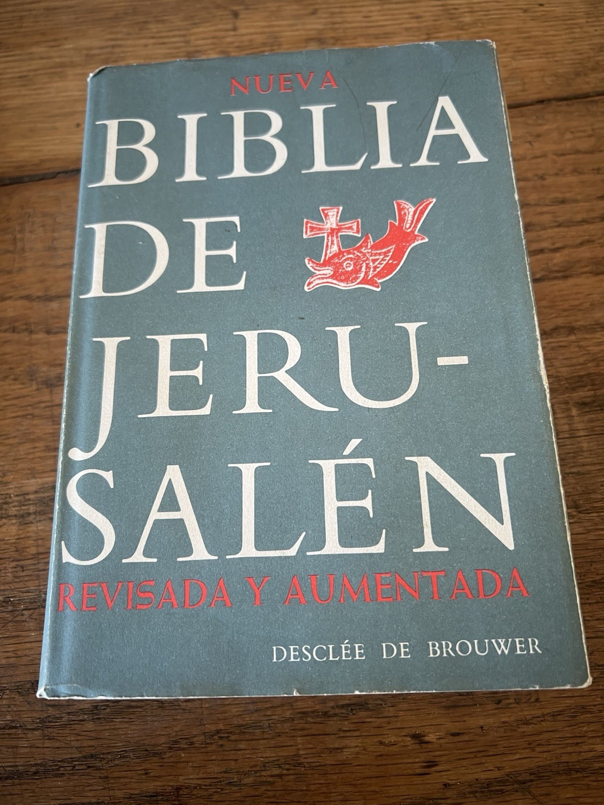 1993 Nueva Biblia de Jerusalen Desclee de Brouwer Bilbao Tapa Dura in Spanish