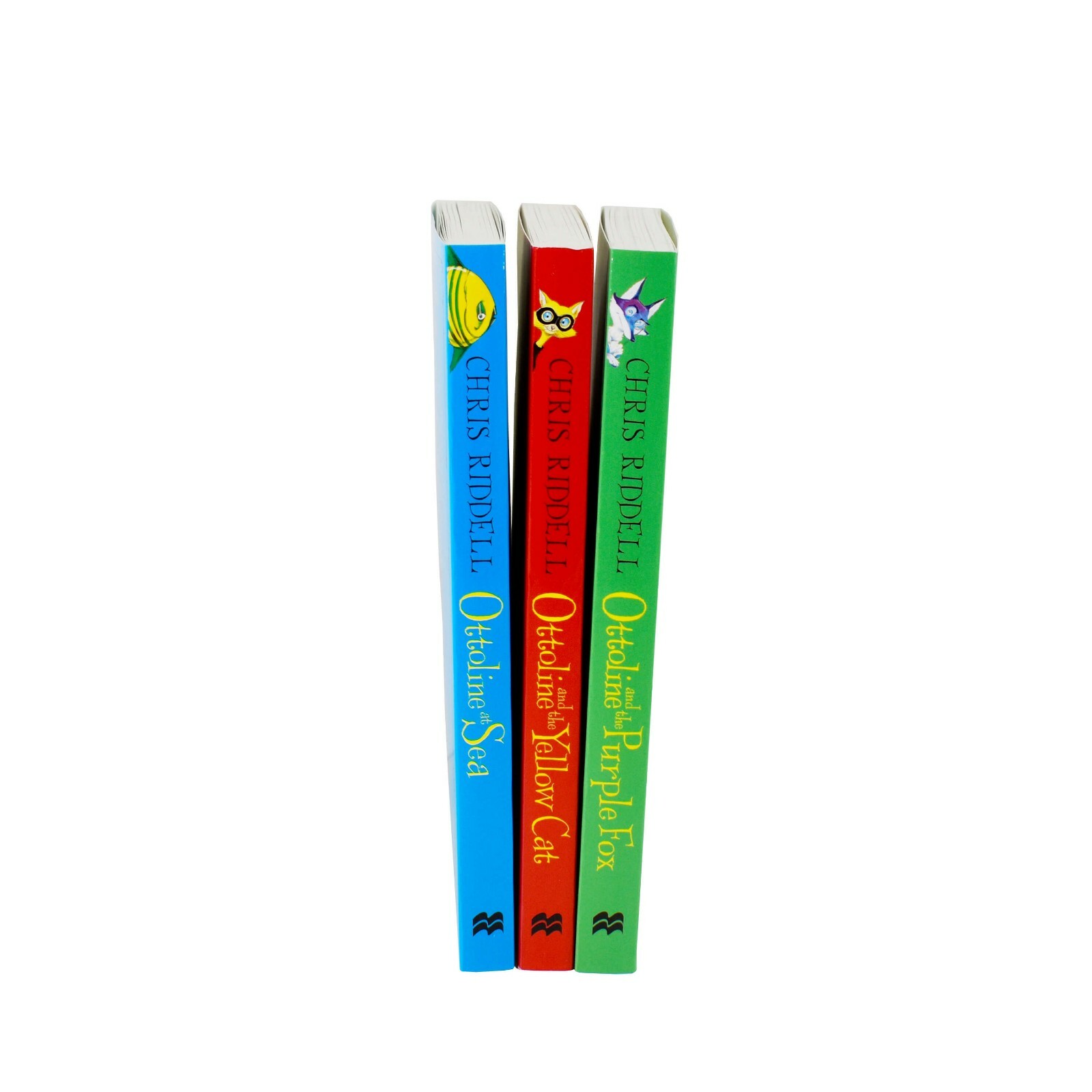 Ottoline Series 3 Books Children Collection Paperback Set By Chris Riddell