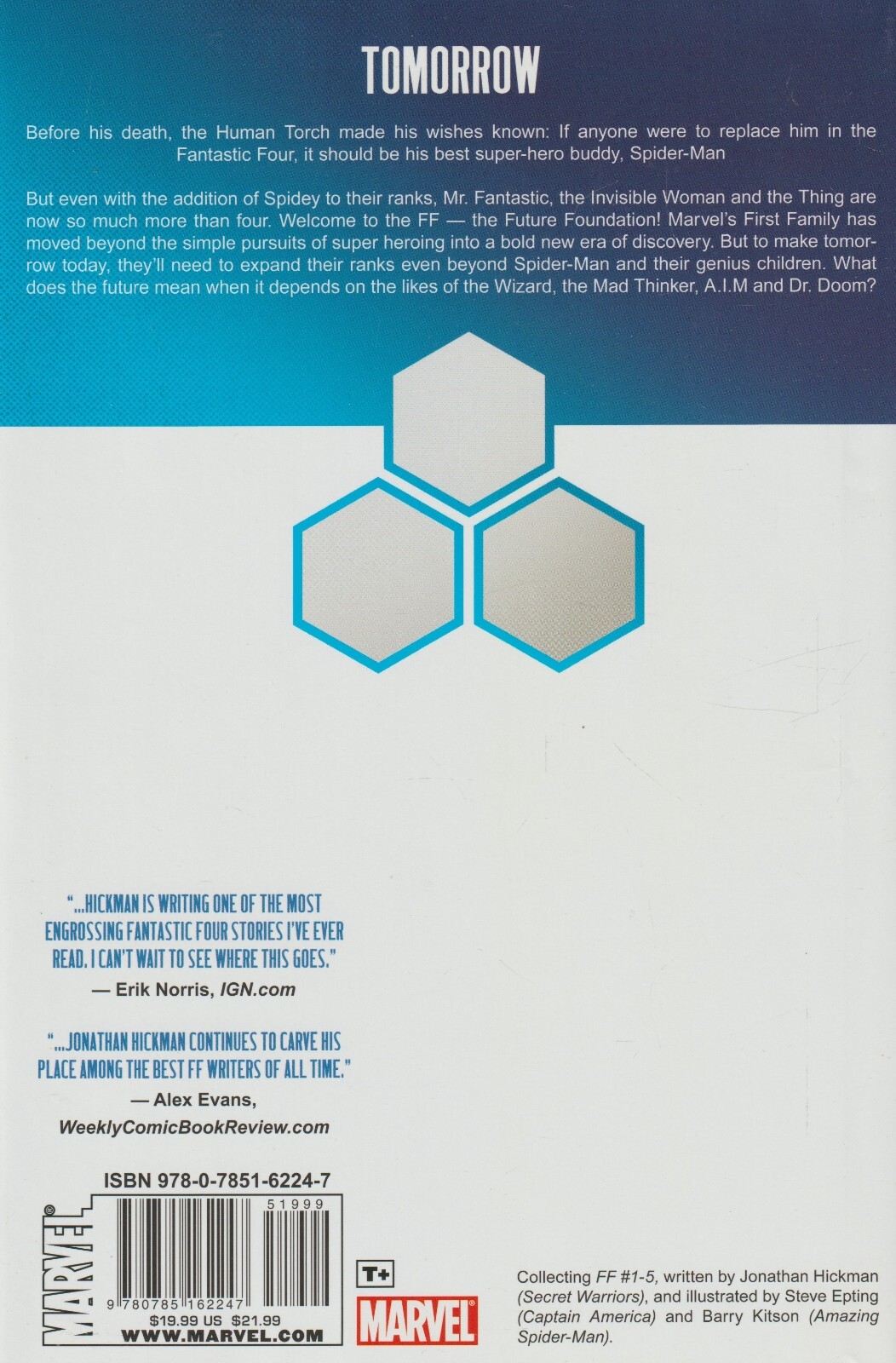 Future Foundation Vol 1 Tomorrow by Hickman
