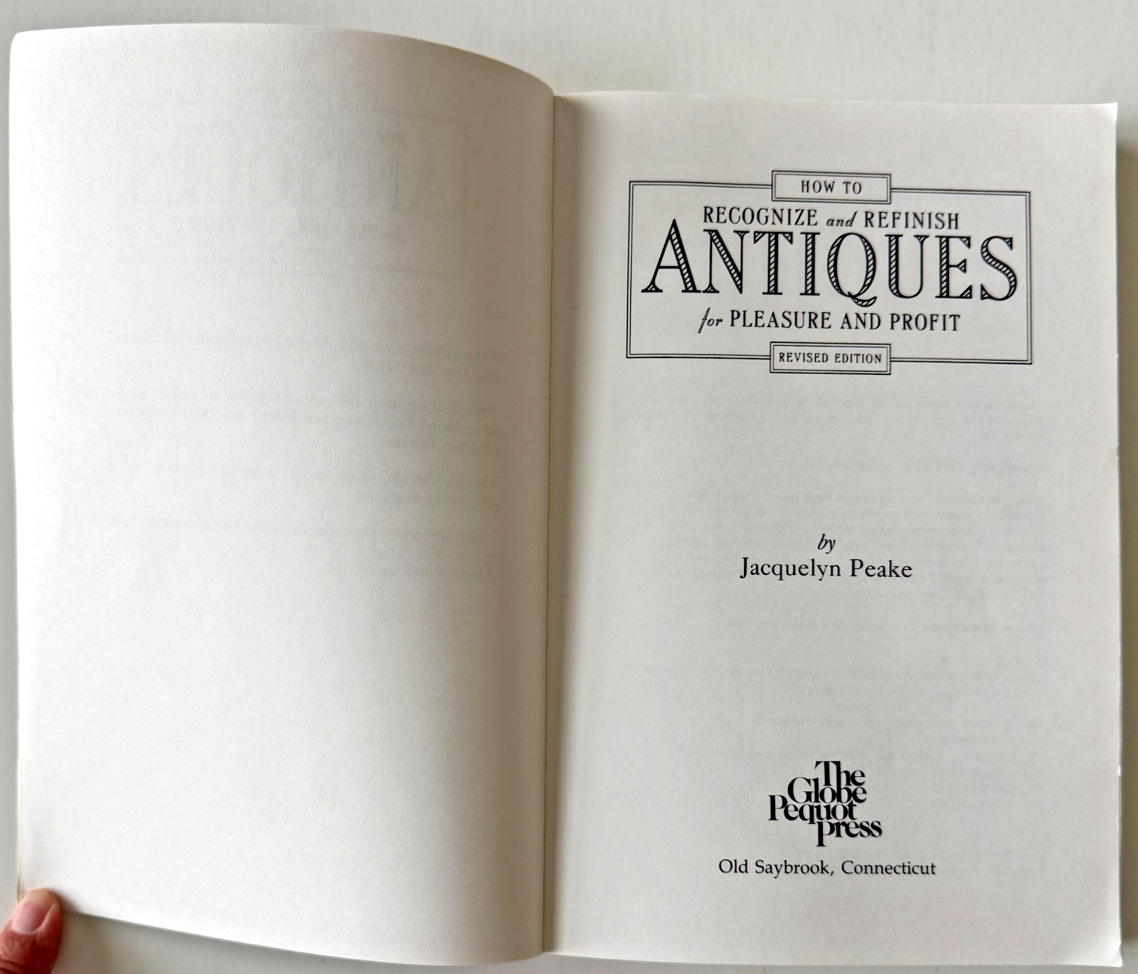 Lot of 3 Furniture Antique Collectible books