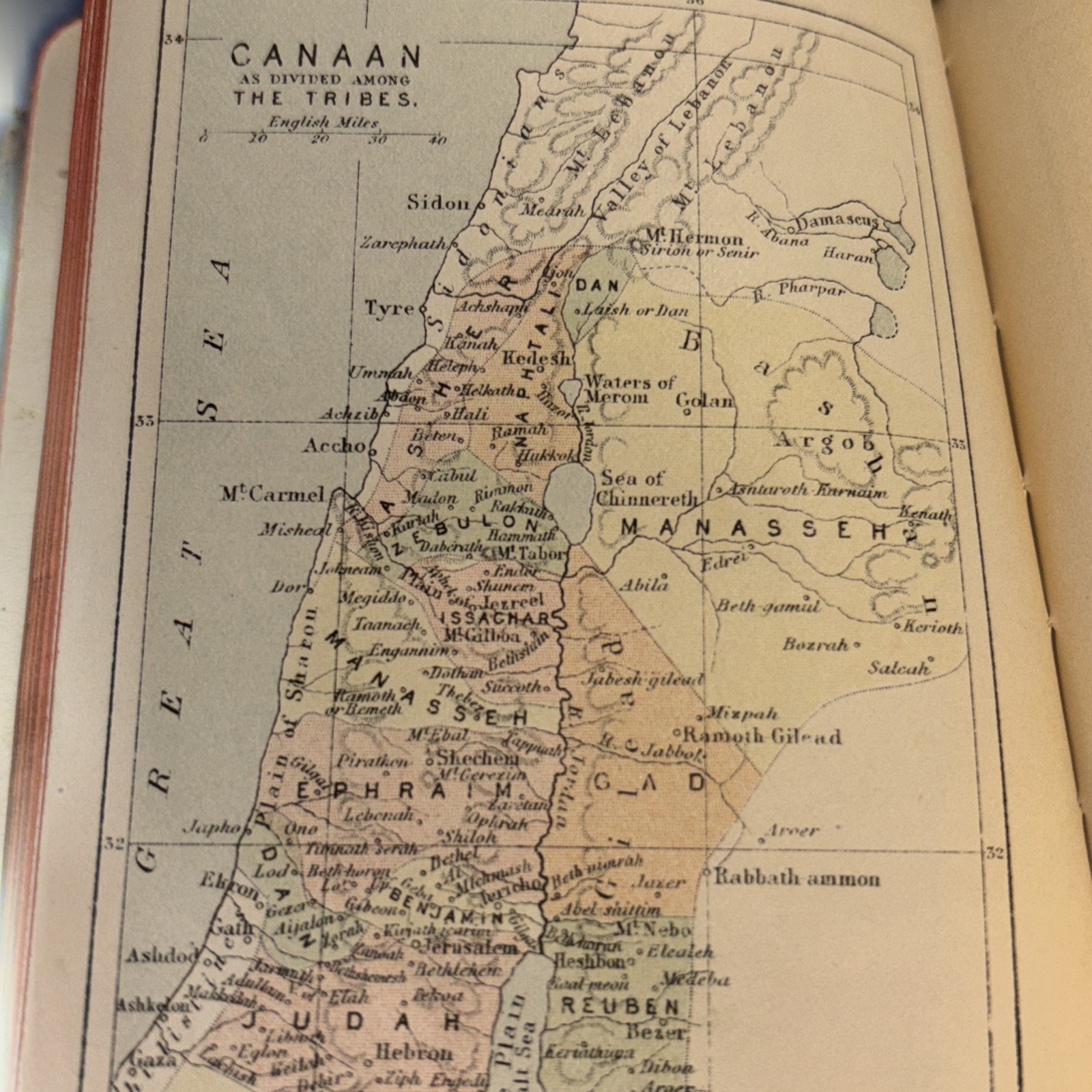 Antique 1898 Oxford Holy Bible KJV Pocket Bible Maps Gilt Edges 5.5″x3.5″
