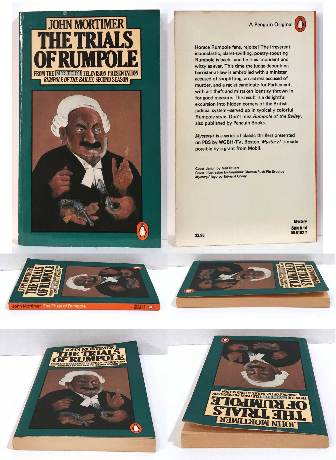 RUMPOLE by John Mortimer Lot of 4 mm paperback GOLDEN THREAD RETURN DEFENCE+