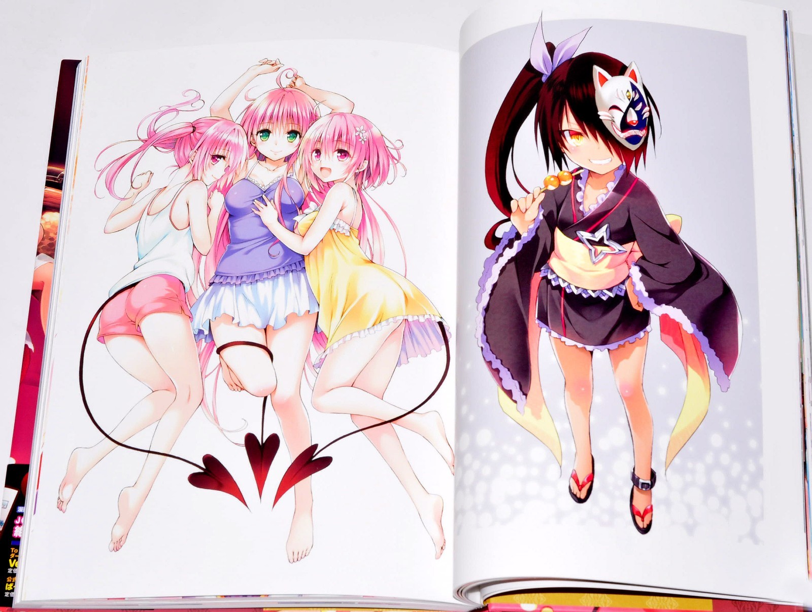 To Love-Ru Darkness Harem Gold Art Book Illustrations + Case 10th anniversary JP