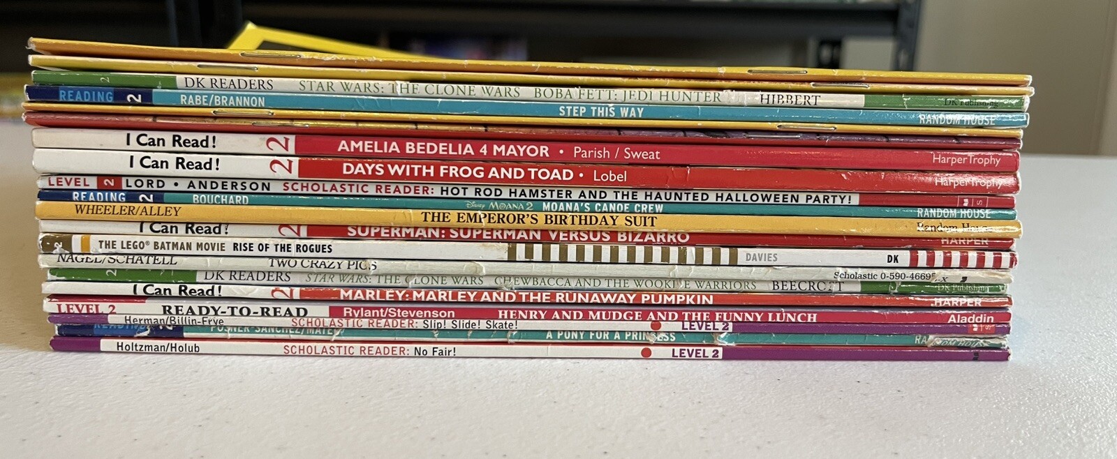 Lot of 20 Level 2 RL~Ready to-I Can Read-Step into Reading-Learn Read Books MIX