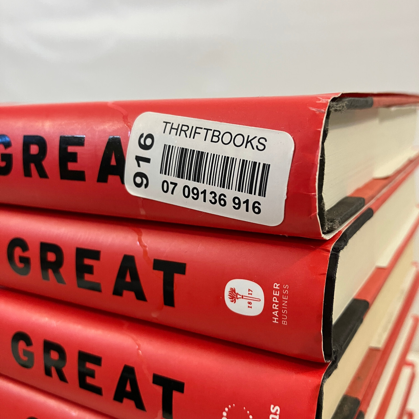 Jim Collins 10 Good to Great HCDJ Book Lot Harper Collins Business Management