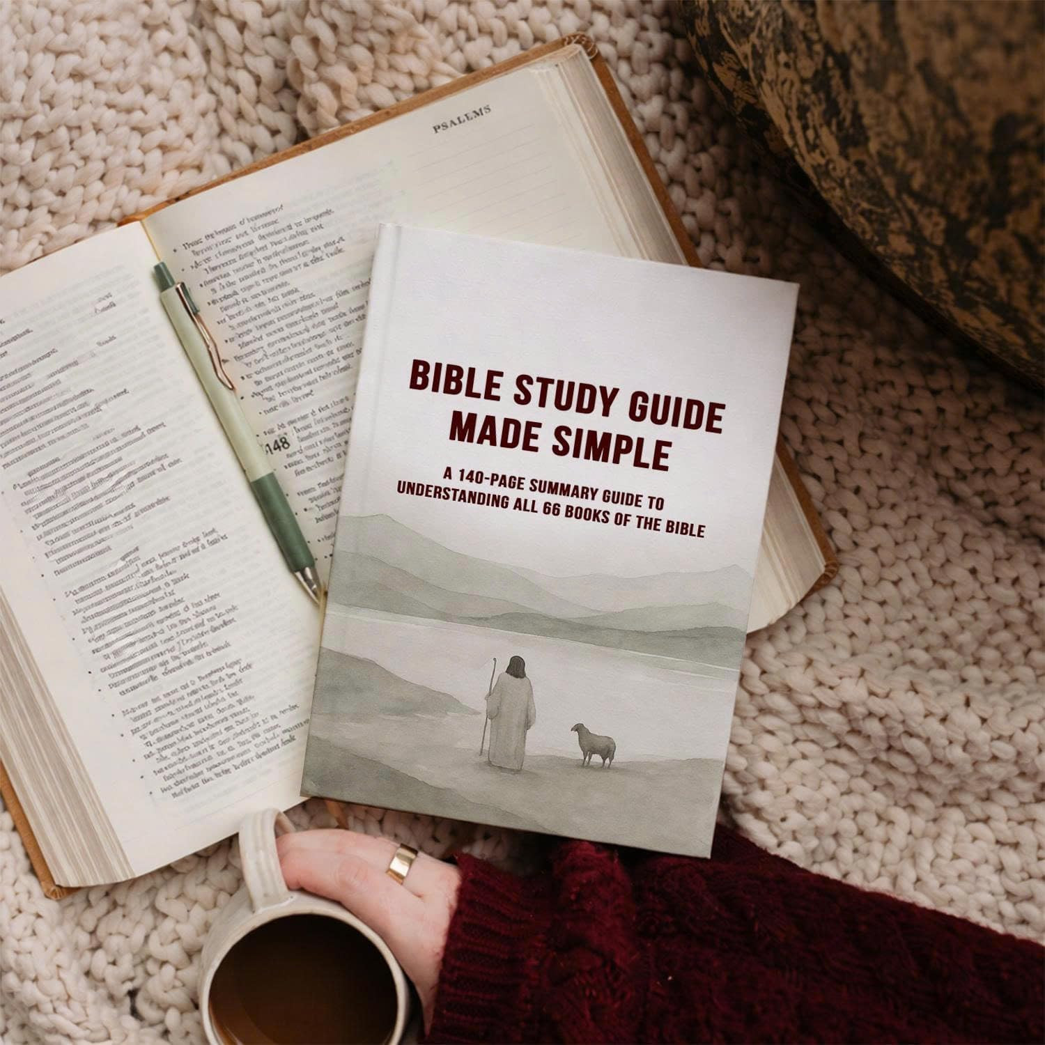 Bible Study Guide Made Simple – 140-Page Beginners Bible Study Guide with Overvi