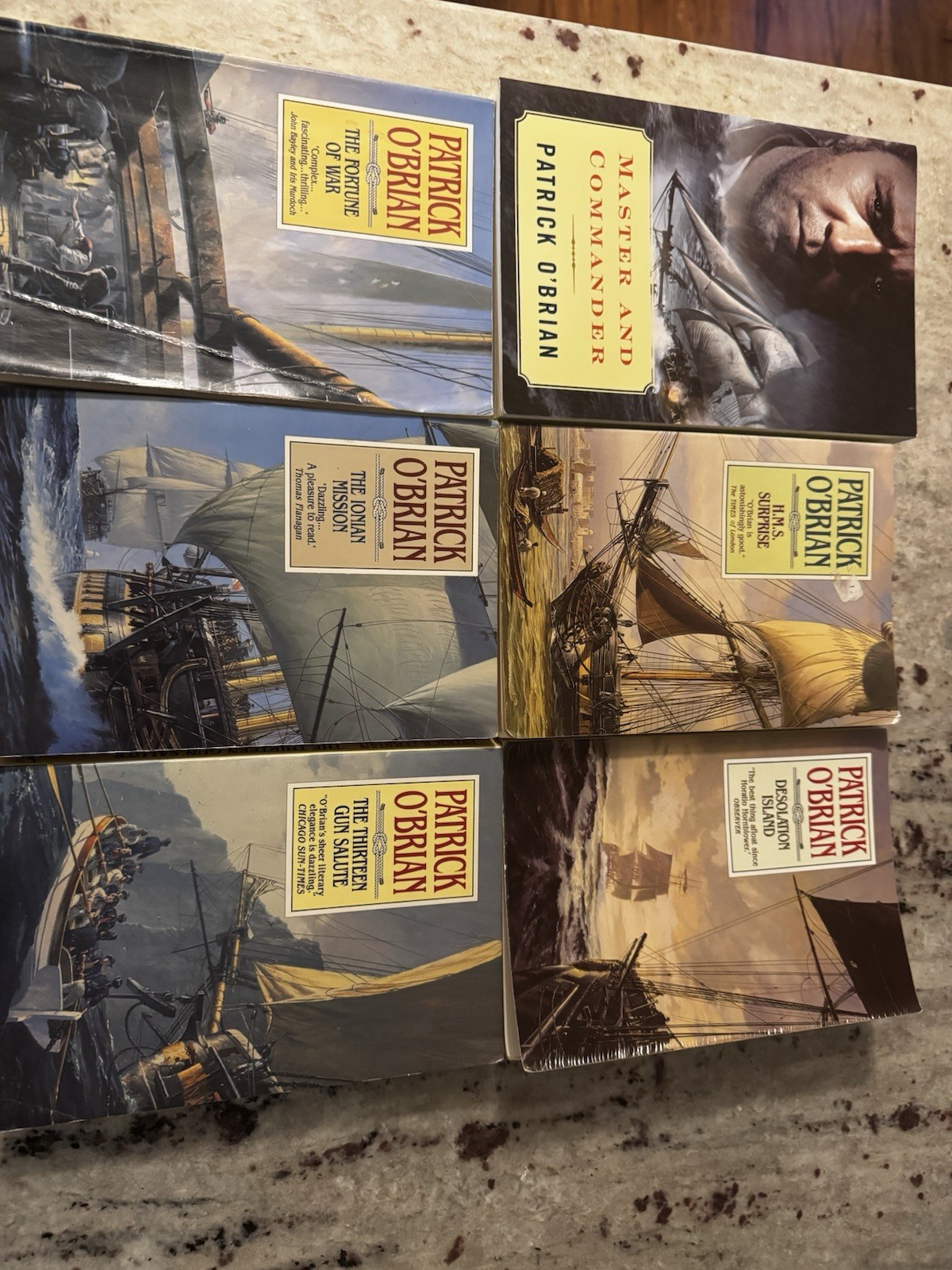 11 Patrick O’ Brian Jack Aubrey Stephen Maturin Series Paperback Morton Lot