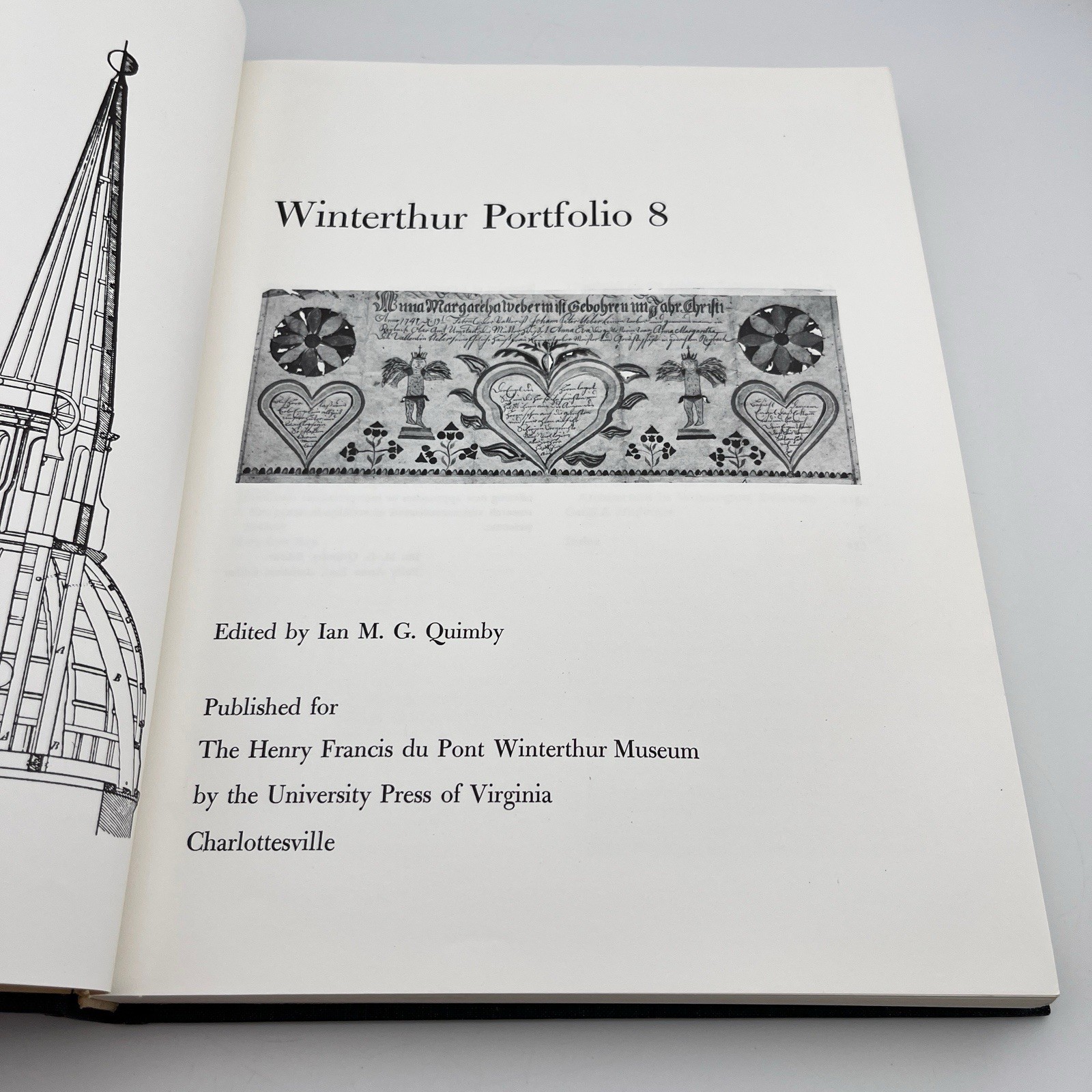 Winterthur Portfolio 8 HC 1973 Shaker Furniture Fraktur Louisiana
