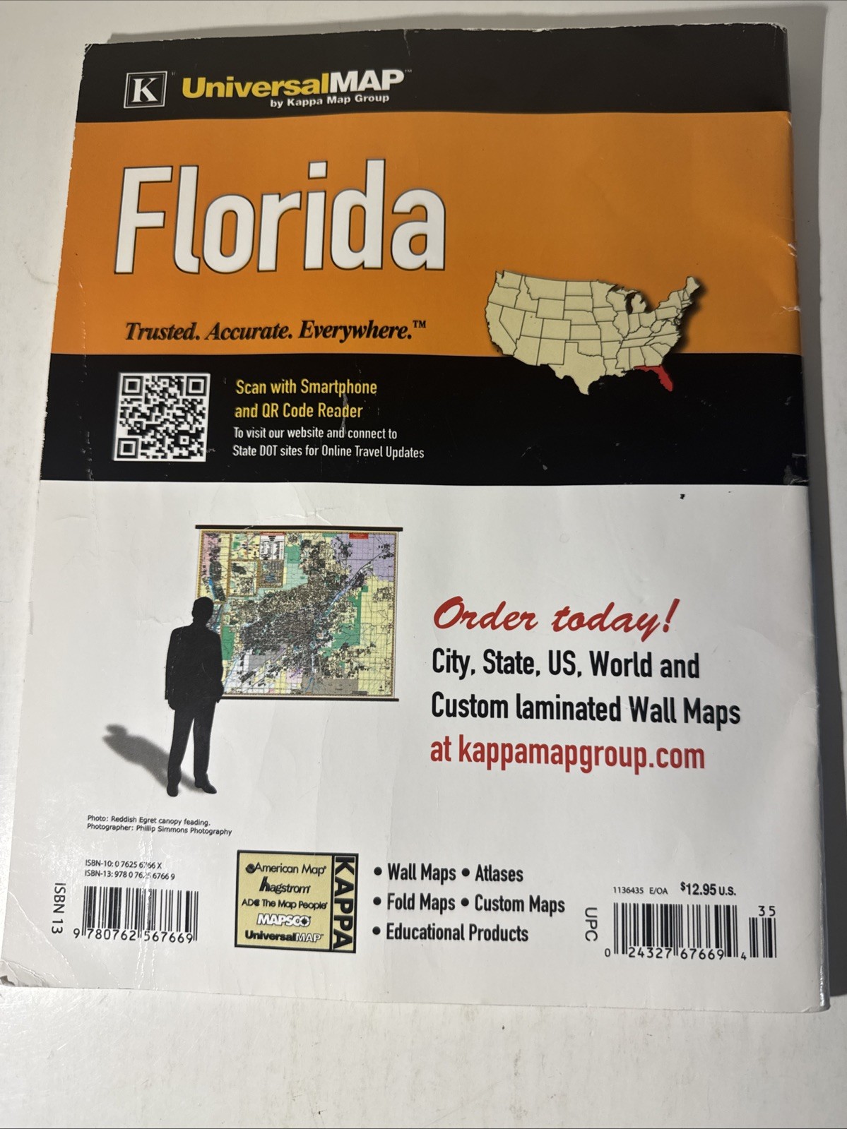Florida Highway Atlas 2008 Kappa Universal Map Orlando Miami FL Street Guide