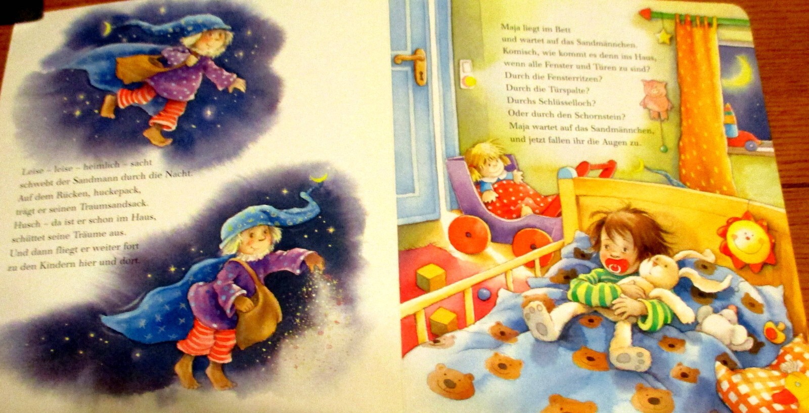 2008 My First Sandman Stories German Text Board Book 34 Pages NICE!!!!