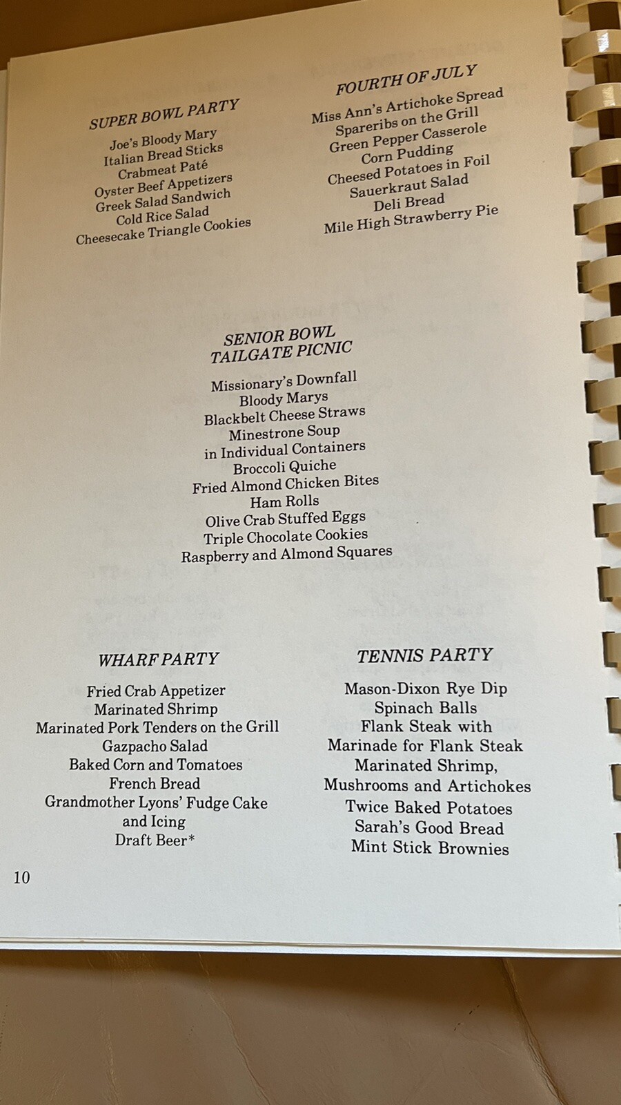 ONE OF A KIND Cookbook Recipes Junior League Of Mobile Excellent Cond 436 Pages