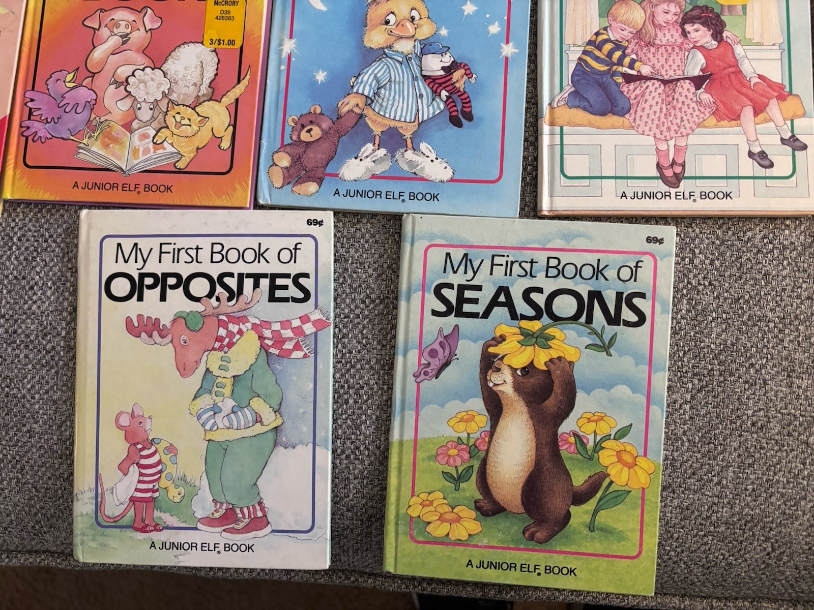 Lot of 22 -Vintage Rand McNally Children’s Junior Elf Golden Books -Mixed