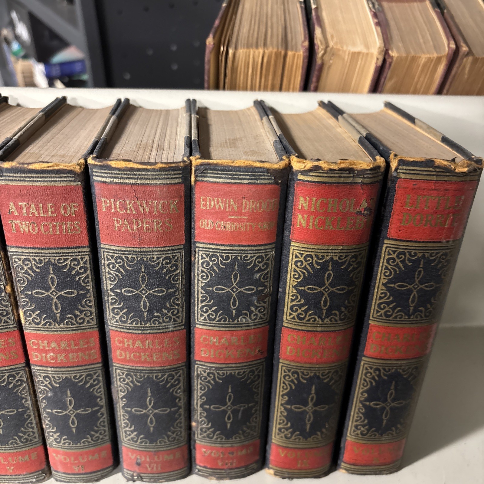The Works Of Charles Dickens Complete 20 Volume Set Cleartype Edition 1936?