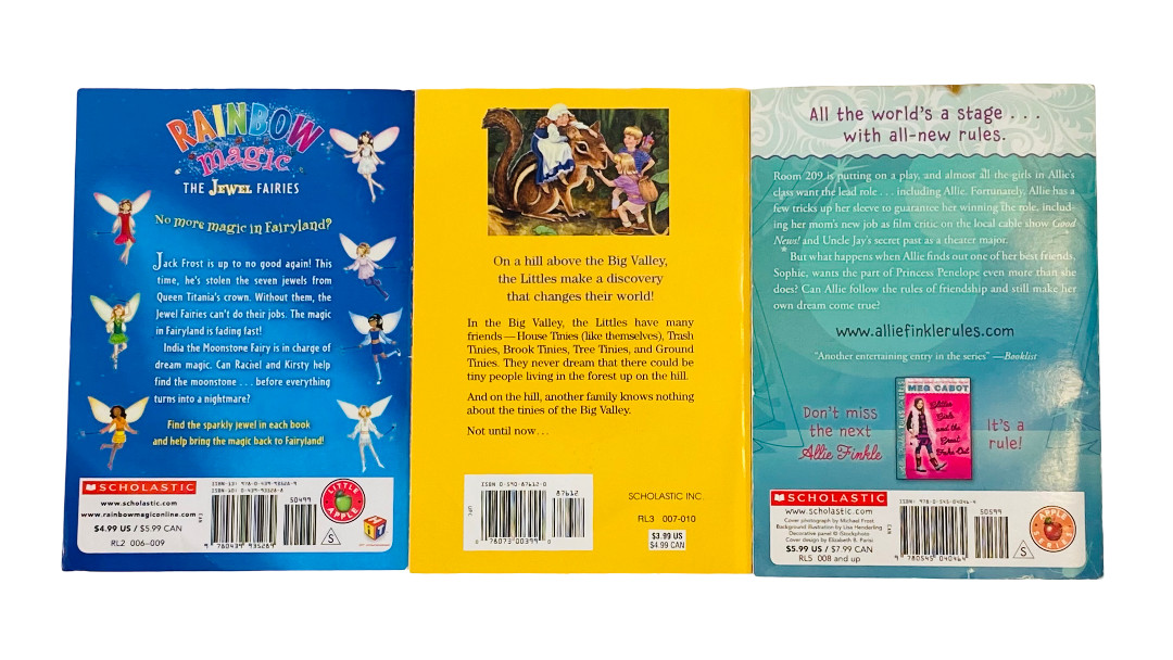 Mixed Lot of 7 Books | Children’s & Young Adult 1990s & 2000s | Paperback, Good