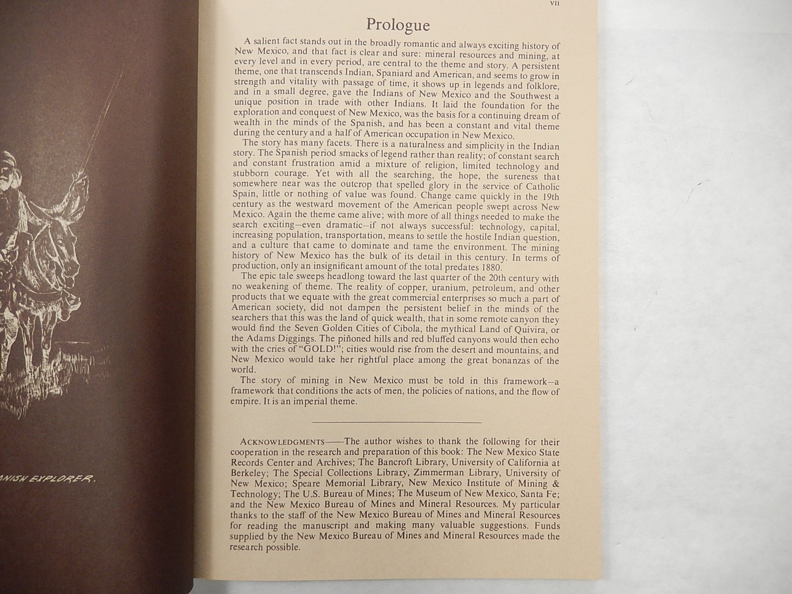 The Story of Mining in New Mexico by Paige W. Christiansen, 1974, Bureau Mines