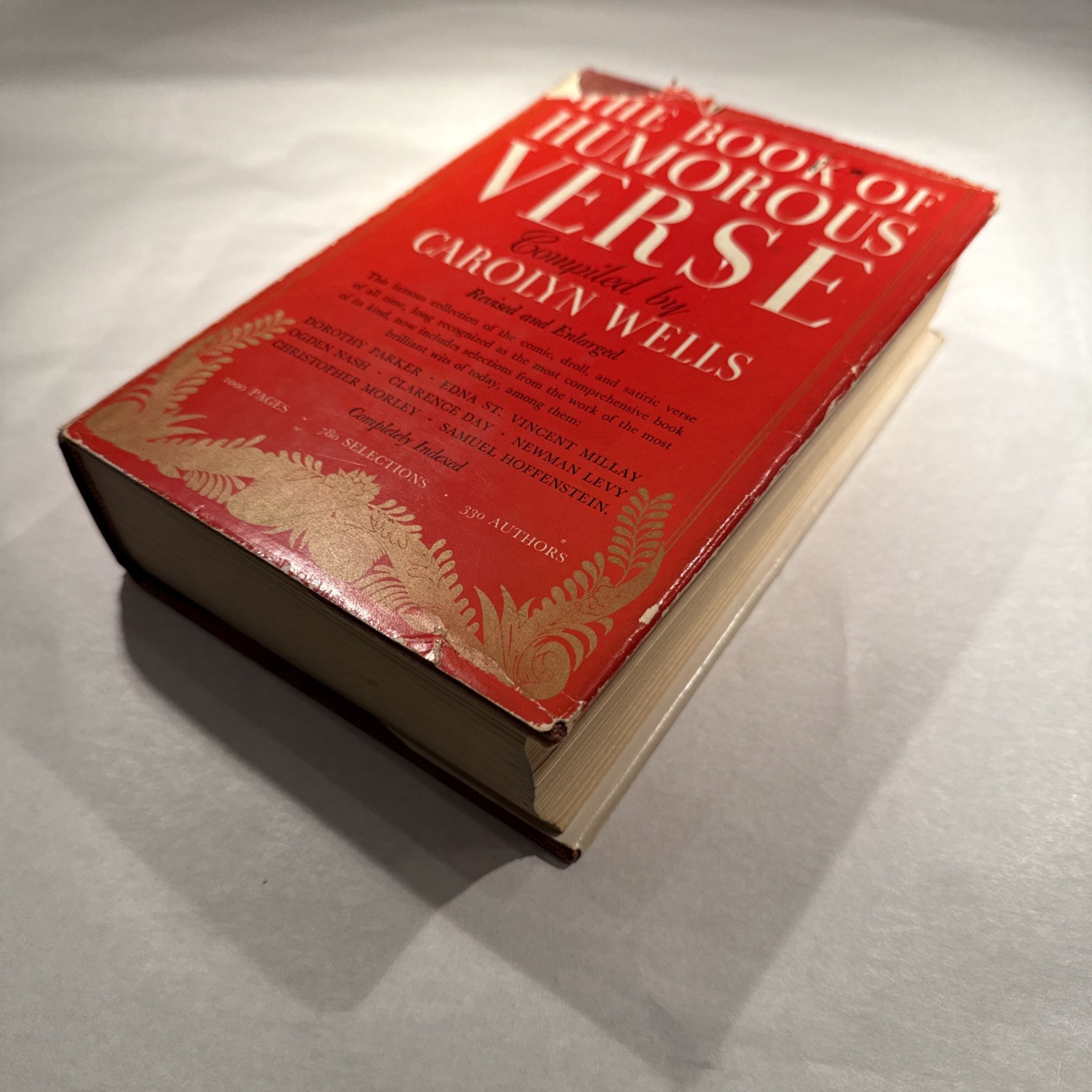 The Book of Humorous Verse Carolyn Wells Revised and Enlarged 1936