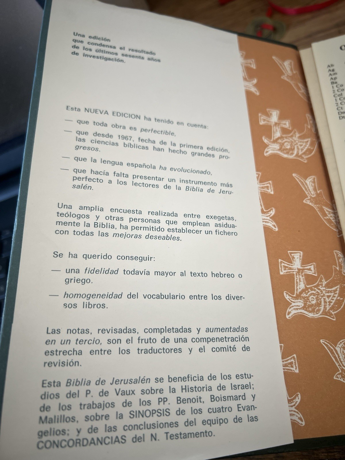 1993 Nueva Biblia de Jerusalen Desclee de Brouwer Bilbao Tapa Dura in Spanish