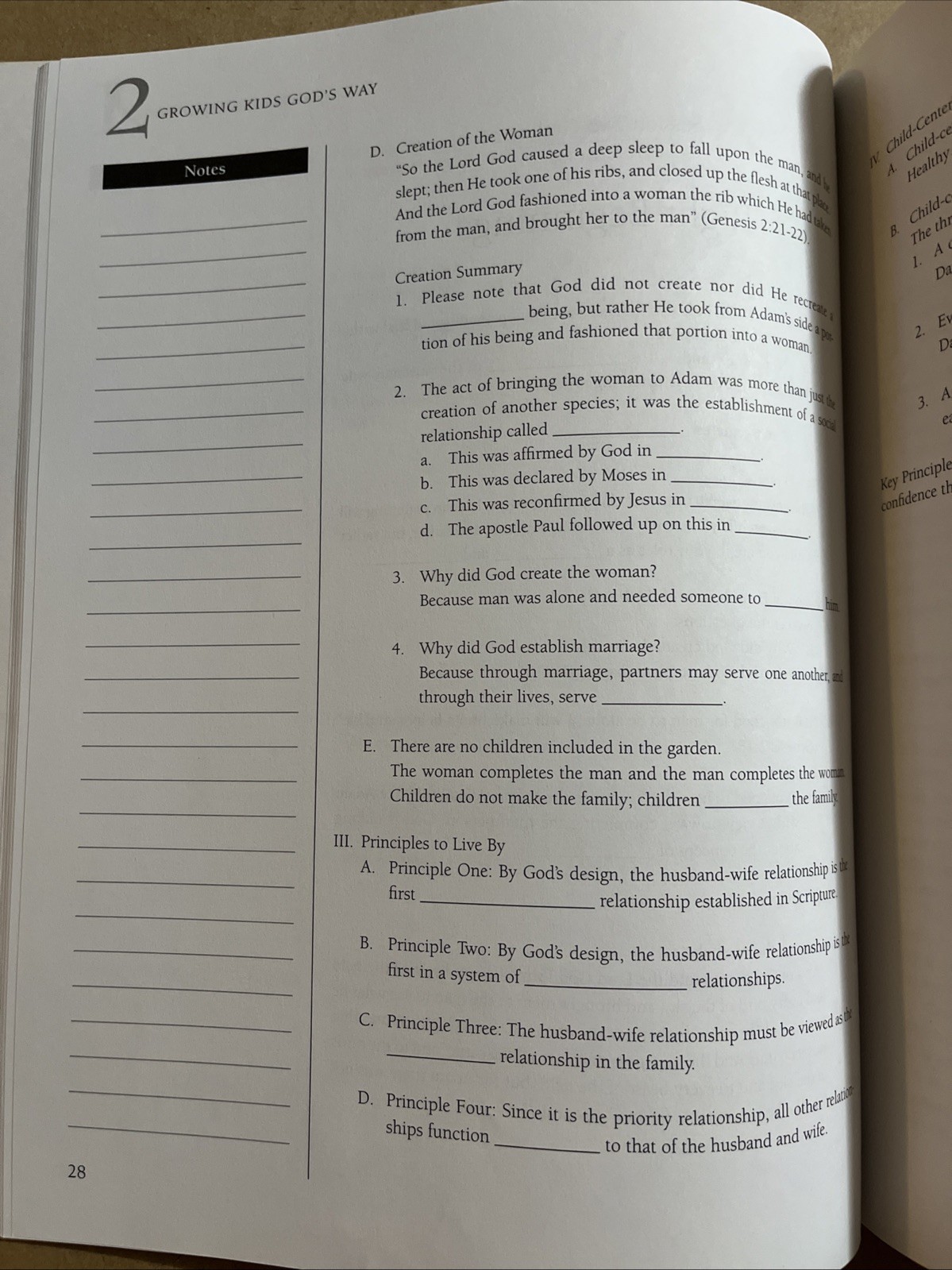 Growing Kids God’s Way by Gary and Anne Marie Ezzo – No Markings