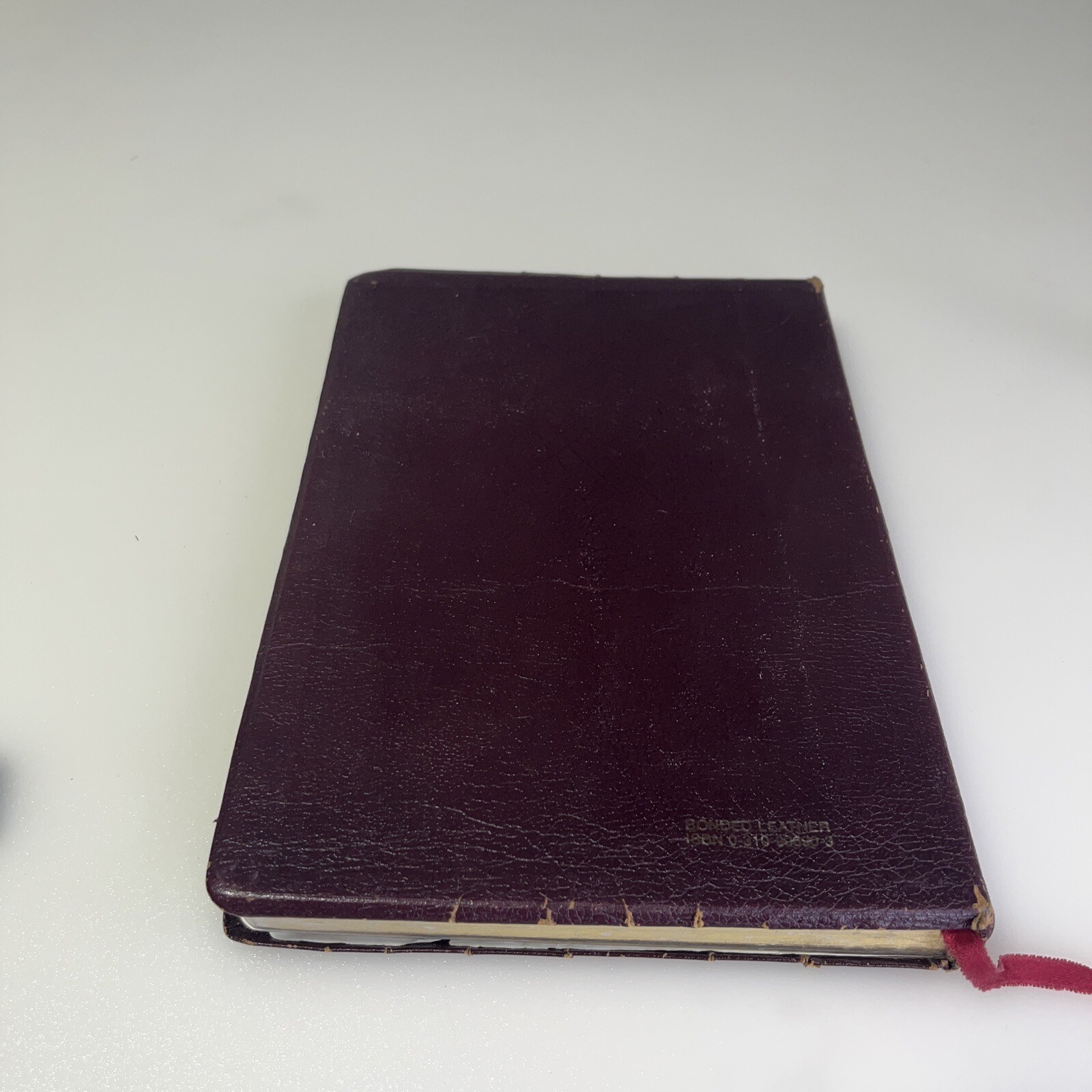 The Student Bible NIV Burgandy 1987 Zondervan Bonded Leather index