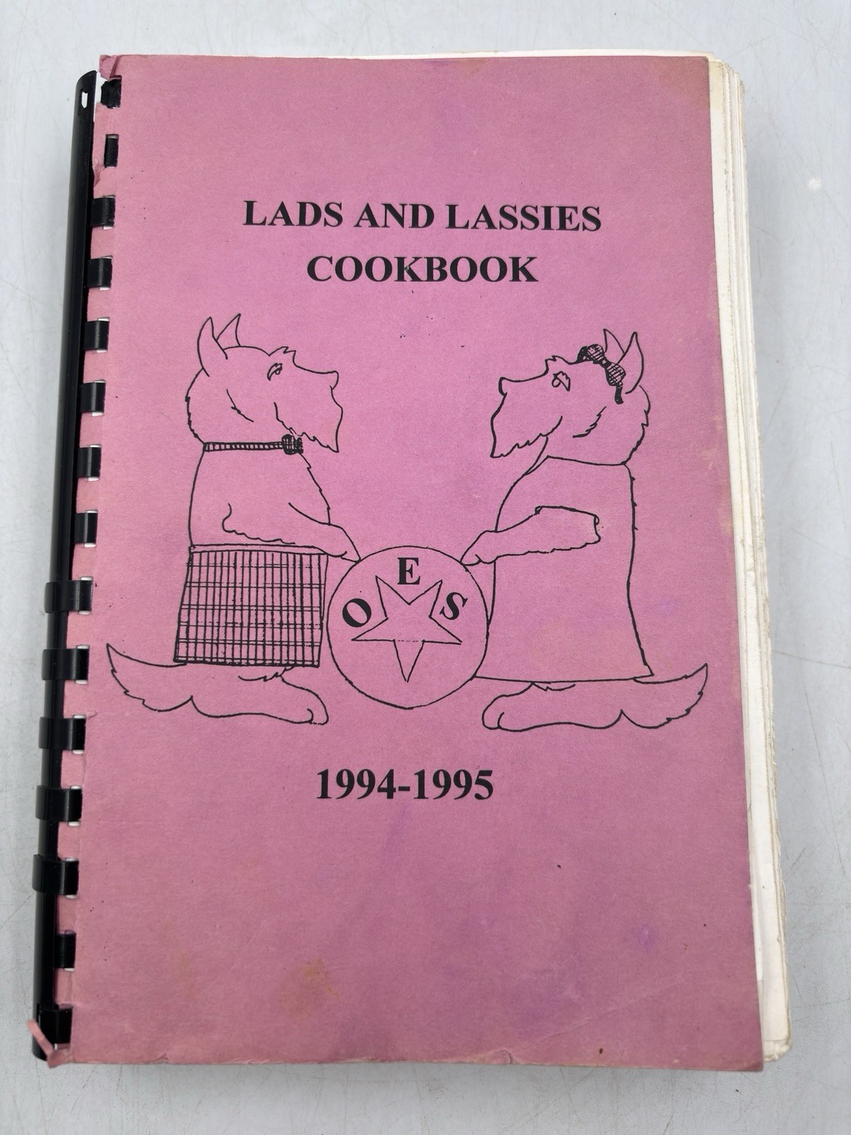 Vintage Lads And Lassies Cookbook 1994-1995 Over 500 Pages of Recipes