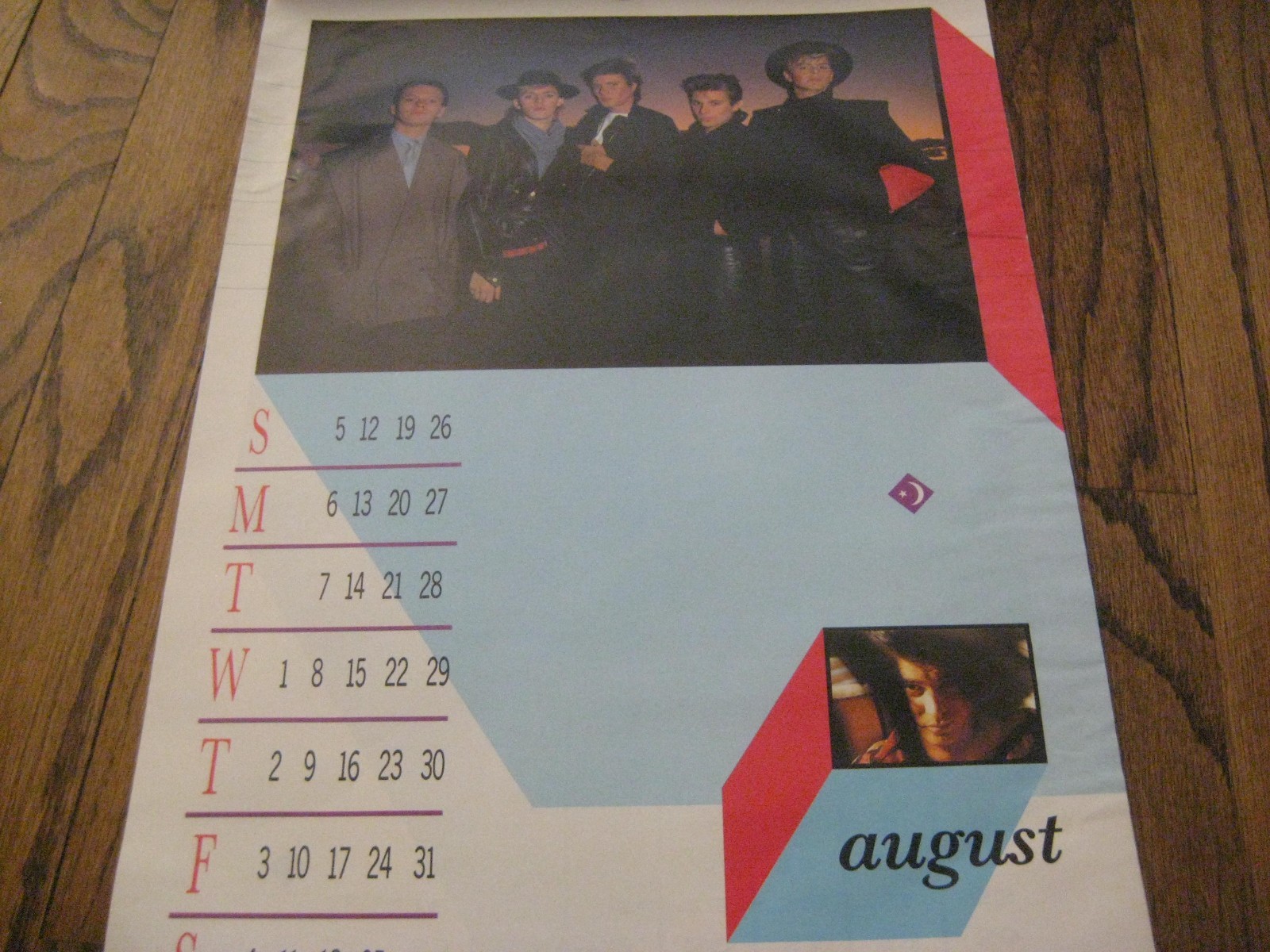 Duran Duran 1984 Official Calendar
