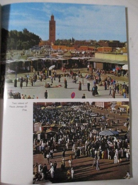Marrakech Morocco Paperback Book 40 Photos 1986 36 Pages 5.5 X 7.5 inches