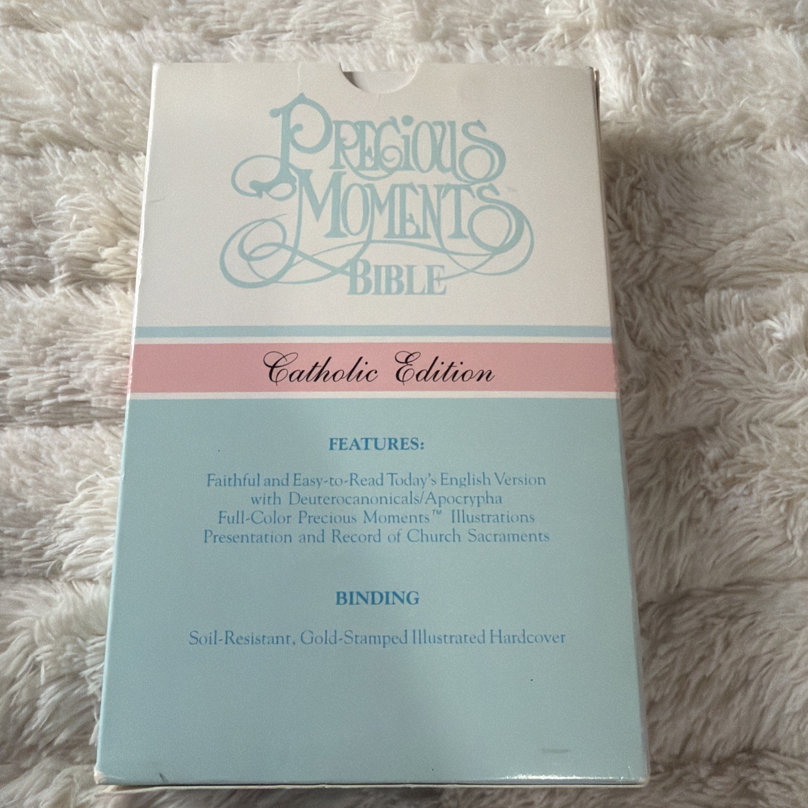 Precious Moments Bible Catholic Edition Today’s English Version 1270 Hardcover