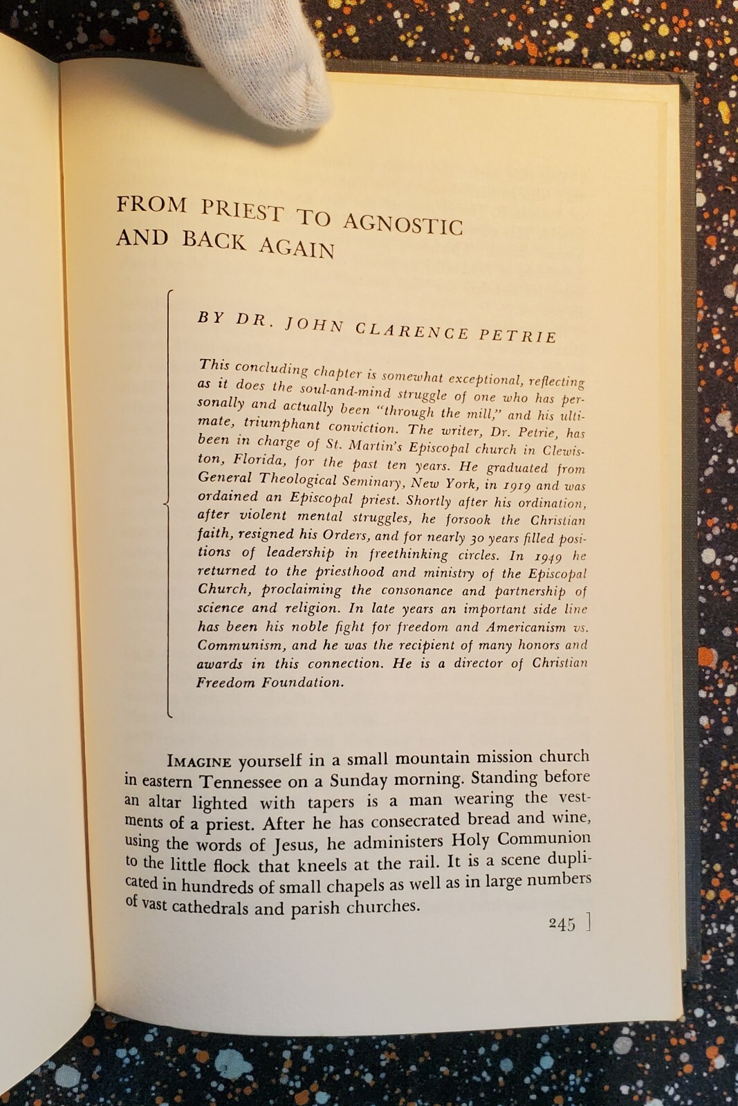 Science and Religion Twenty-Three Prominent Churchmen Express Their Opinion 1962