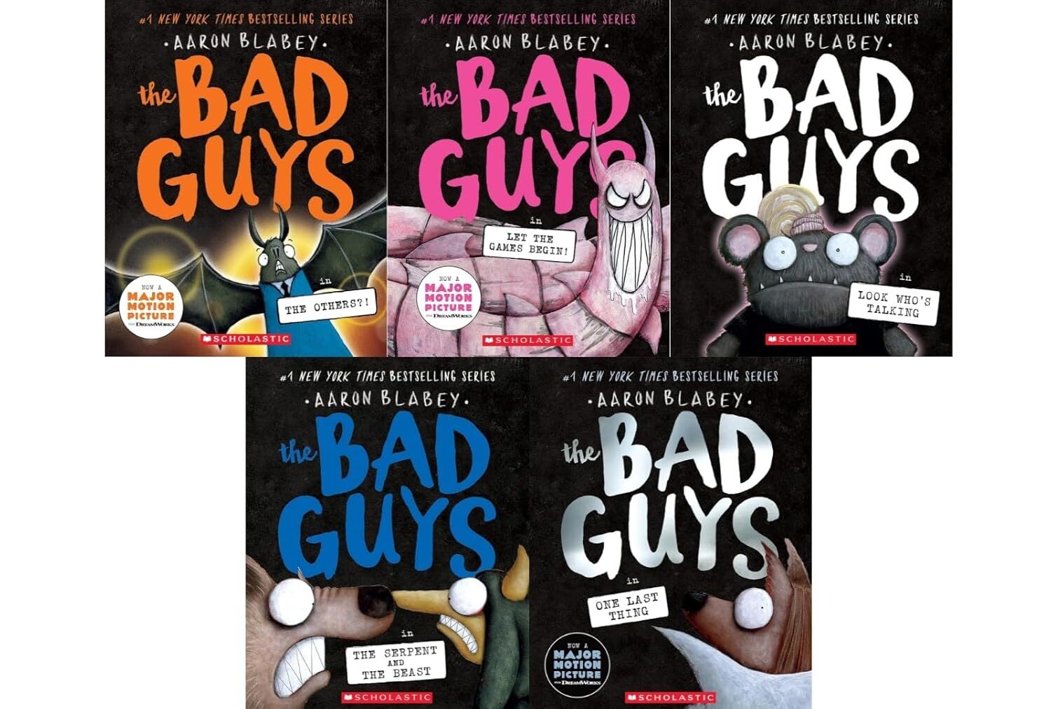 The Bad Guys Series 5 Books Set Book #16 – Book #20 by Aaron Blabey