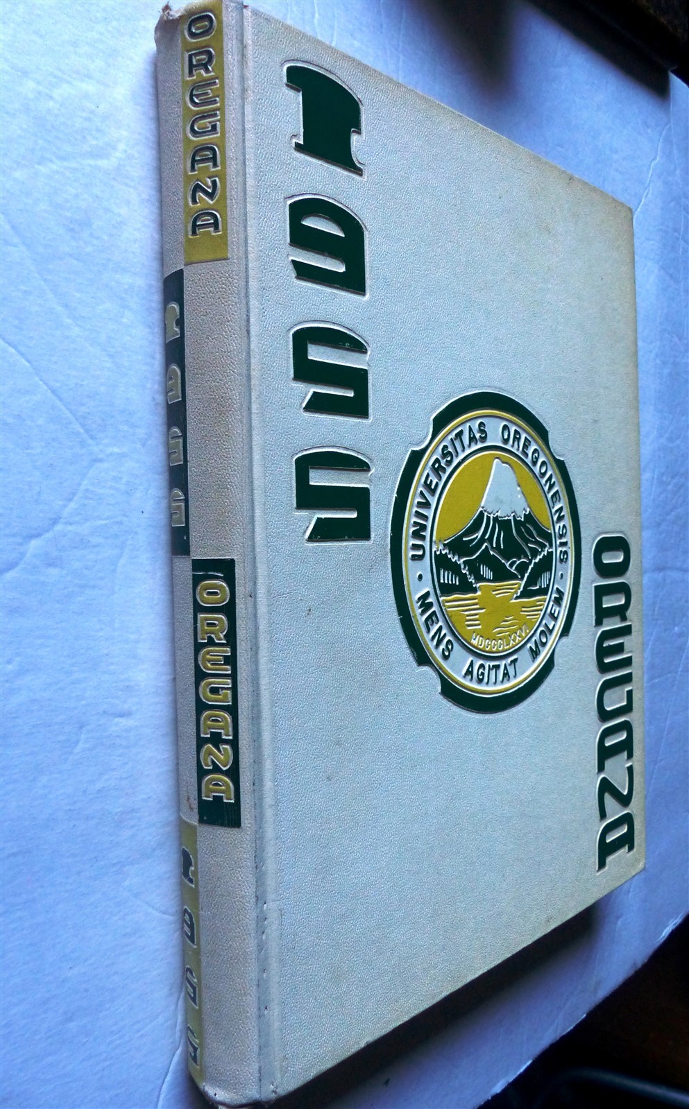 Oregana; 3 vol. 1954, 1955, & 1956. Photos of Ken Kesey in each (12 total)