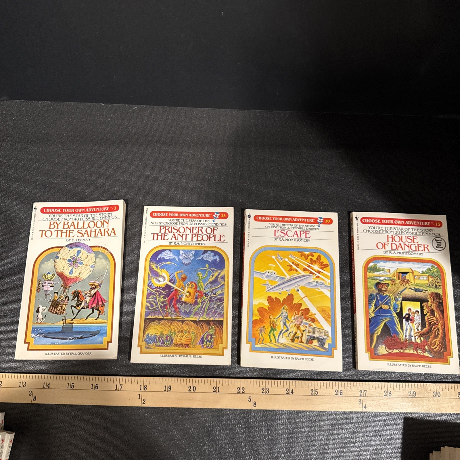 c1980s Choose Your Own Adventure Book Lot Of 20 Batam Book Original Series -CYOA