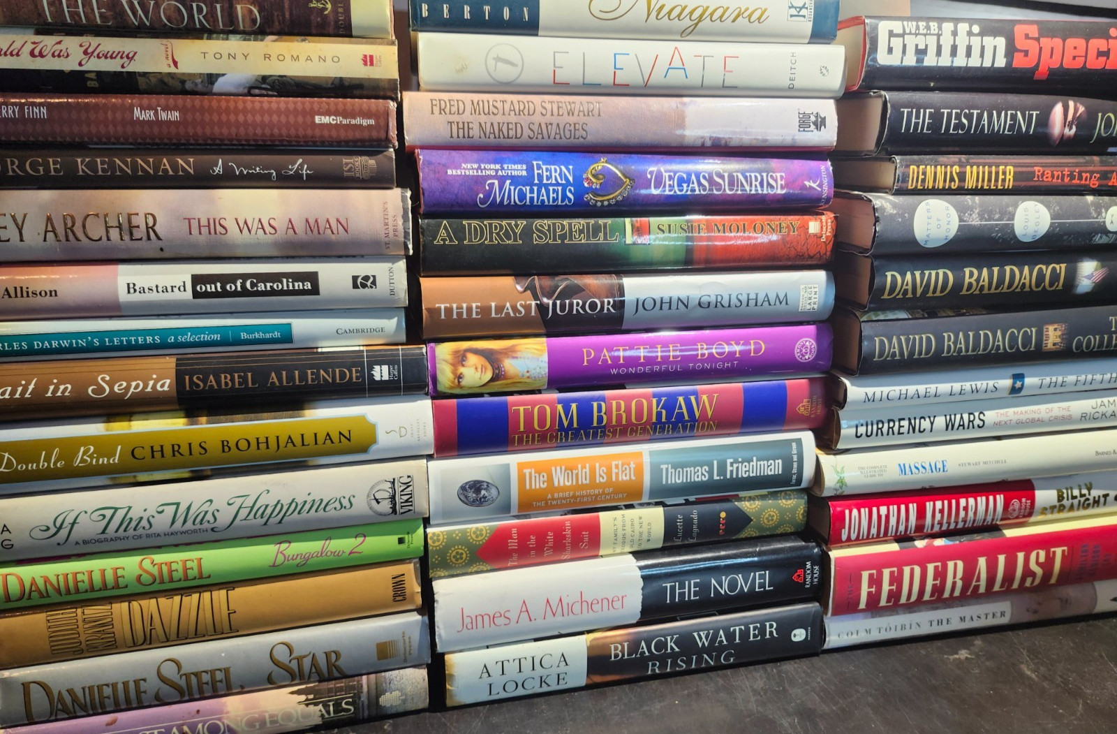 Lot of 10 Pounds Hardcover INSTANT COLLECTION FICTION Excellent Condition!